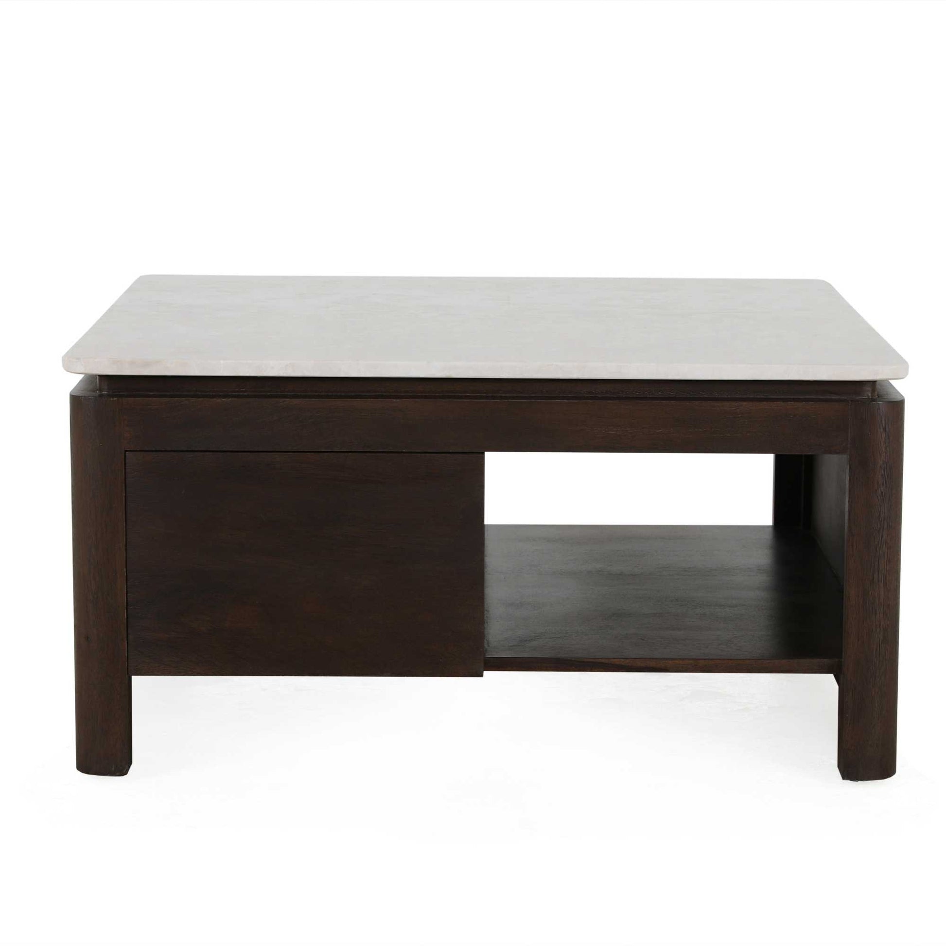 Vierkante Salontafel Dallas Bruin Mangohout 80 cm - foto 8