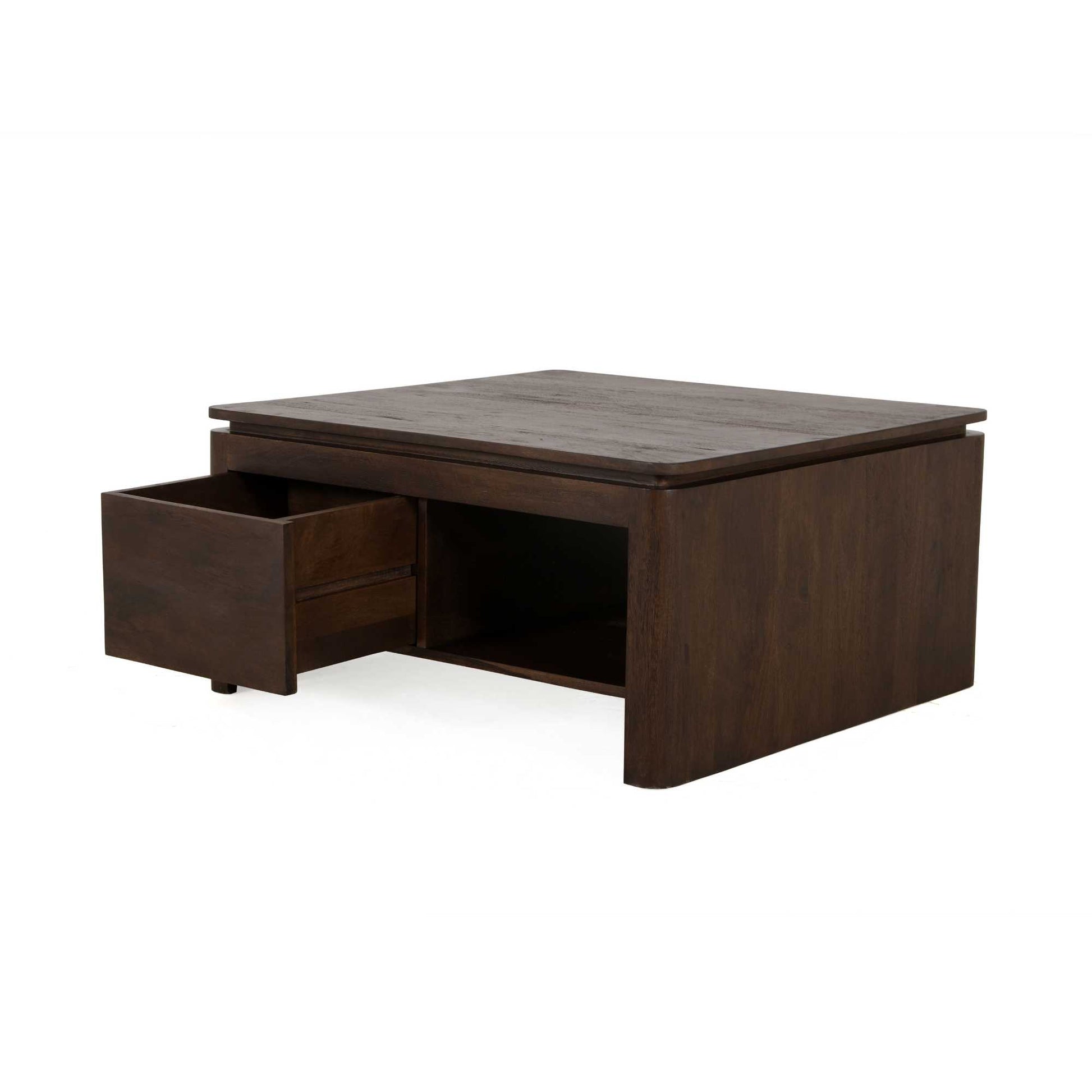 Vierkante Salontafel Dallas Bruin Mangohout 80 cm - foto 3