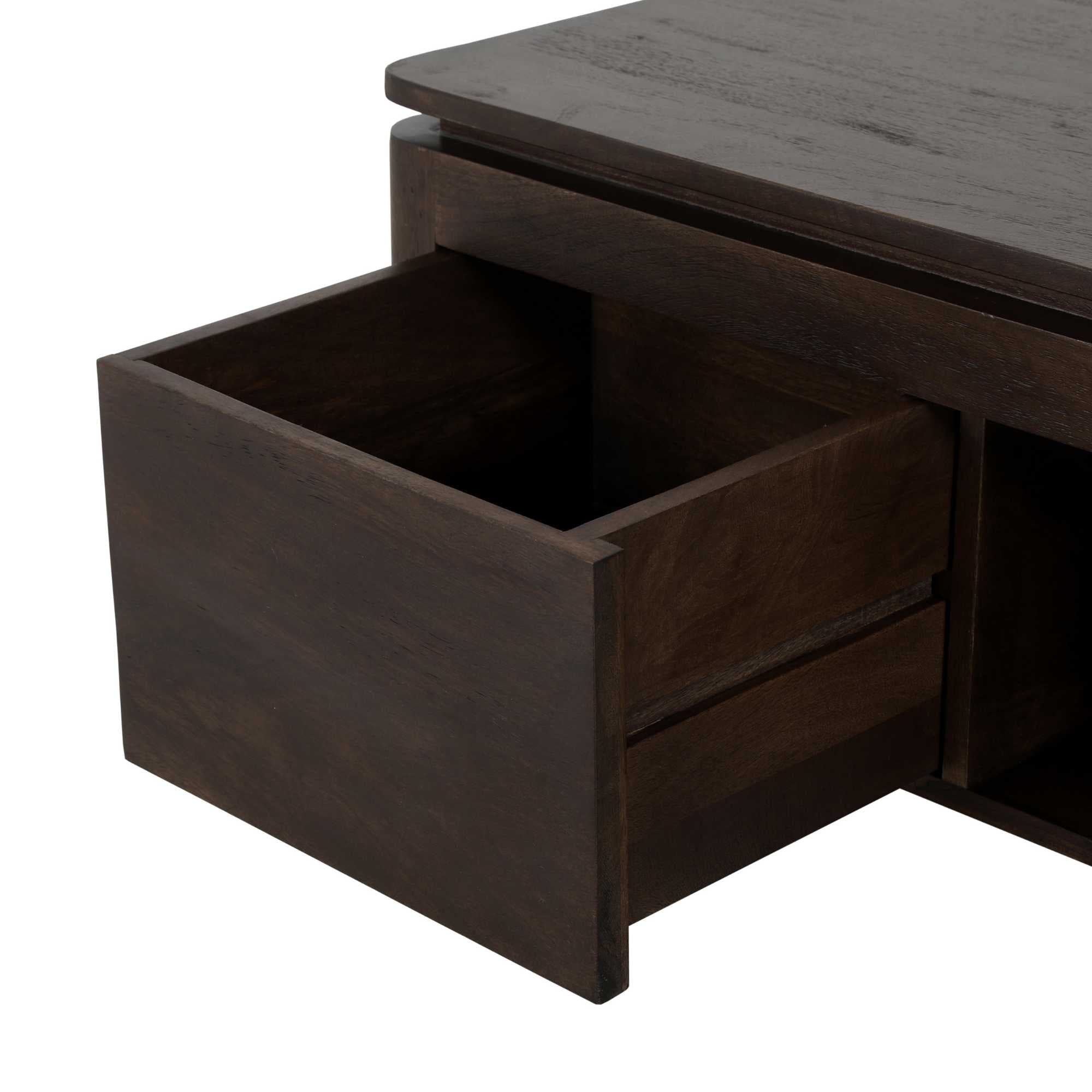 Vierkante Salontafel Dallas Bruin Mangohout 80 cm - foto 5