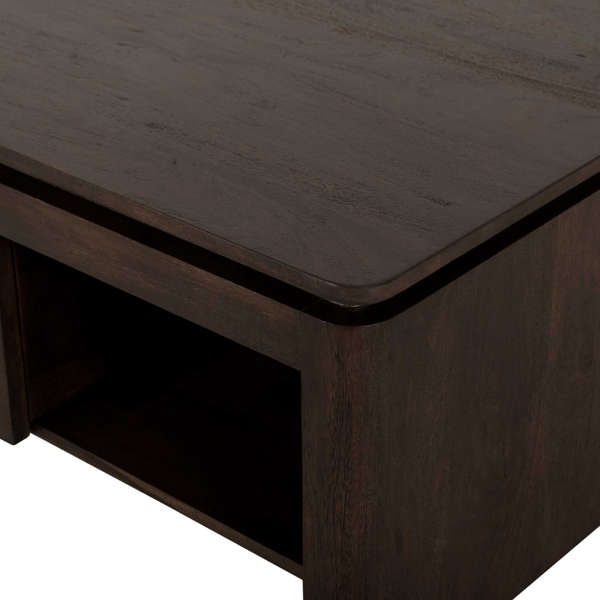 Vierkante Salontafel Dallas Bruin Mangohout 80 cm - foto 6