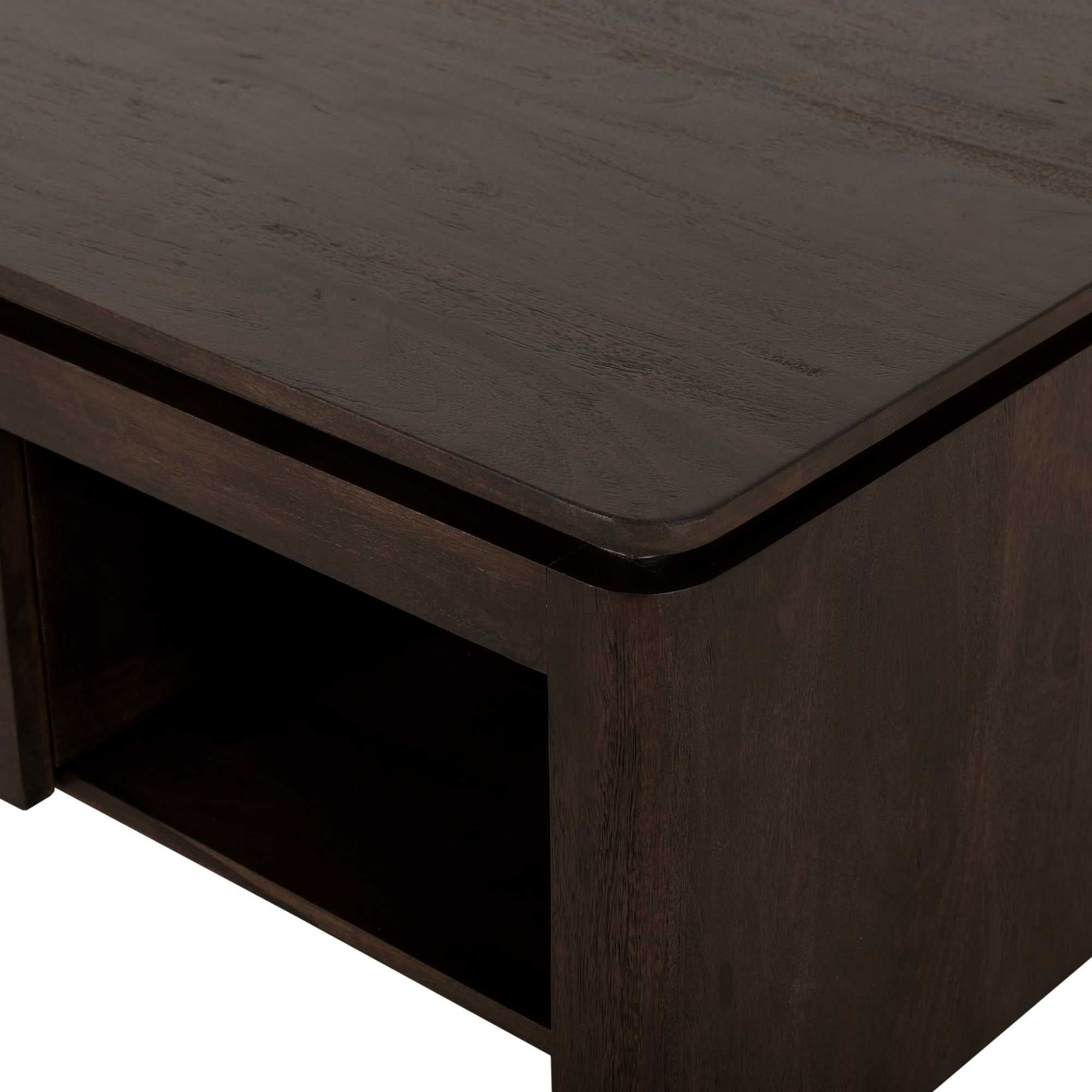 Vierkante Salontafel Dallas Bruin Mangohout 80 cm - foto 6