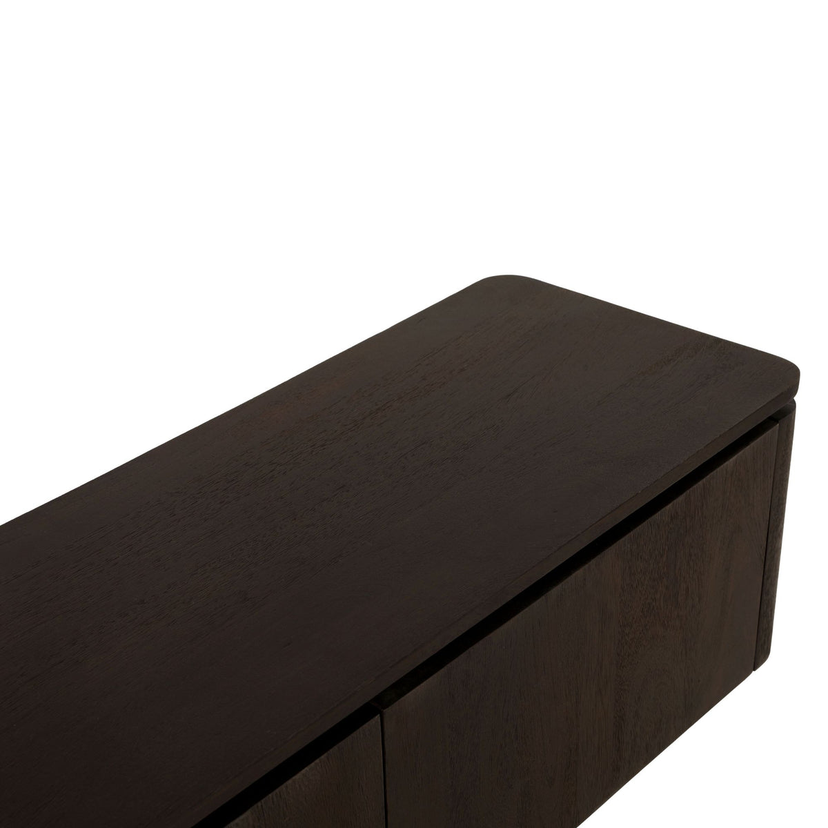 Zwevend Tv-meubel Dallas Bruin Mangohout 165 cm - detailfoto 6