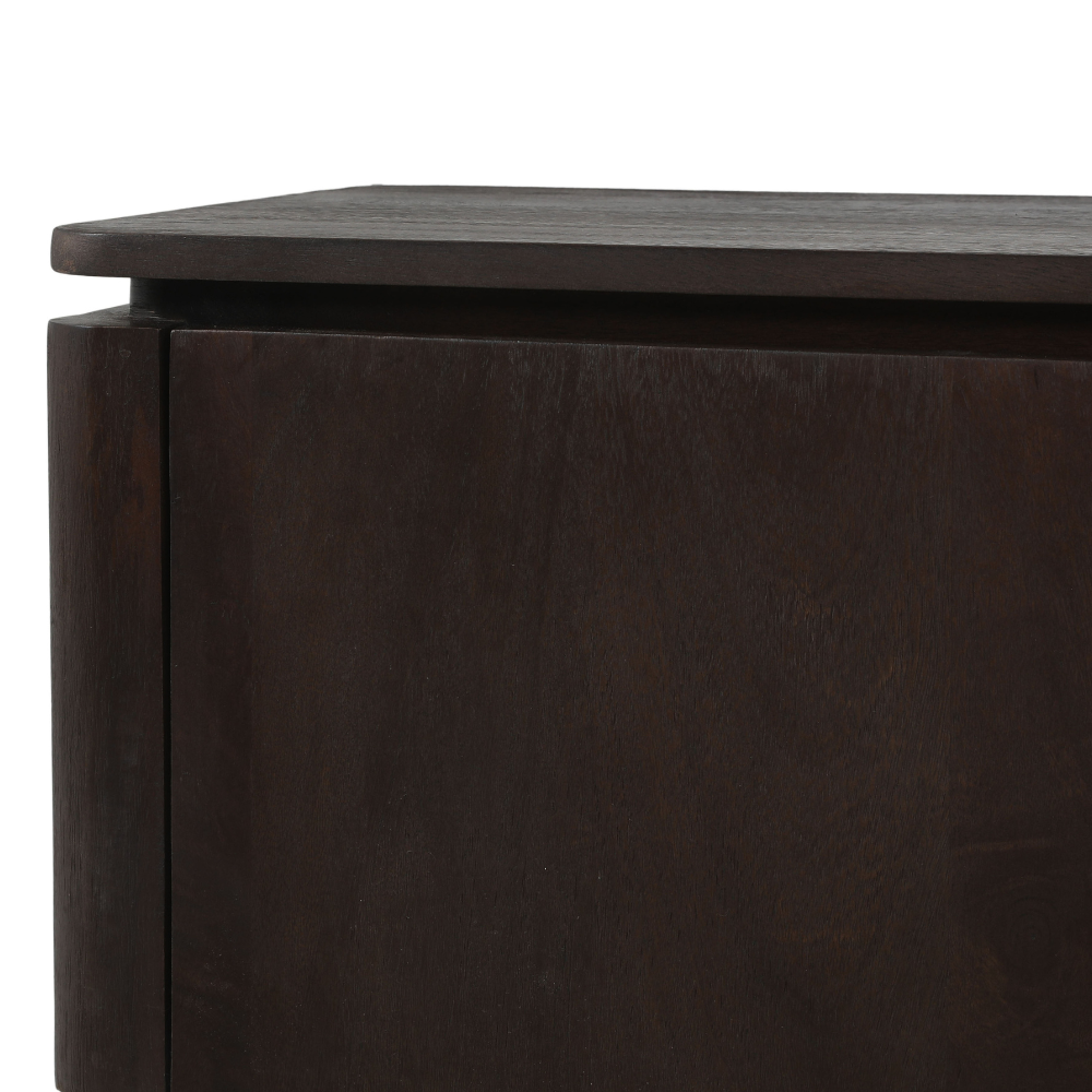 Zwevend Tv-meubel Dallas Bruin Mangohout 210 cm - detailfoto 5