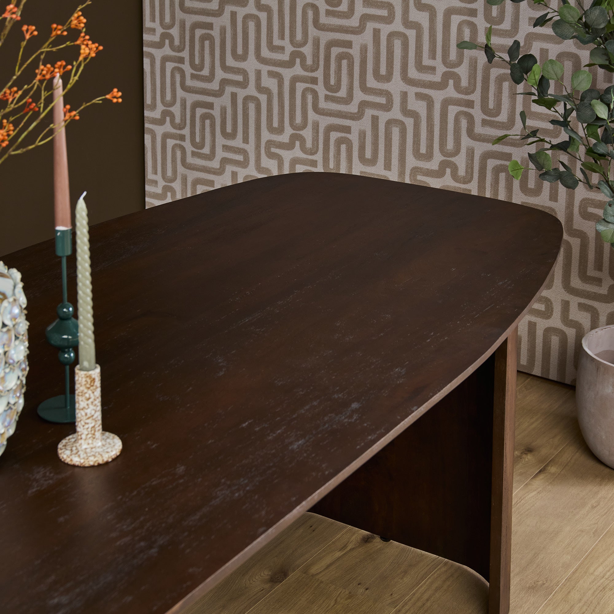 Eettafel Mar�� Bruin Mangohout 300 cm