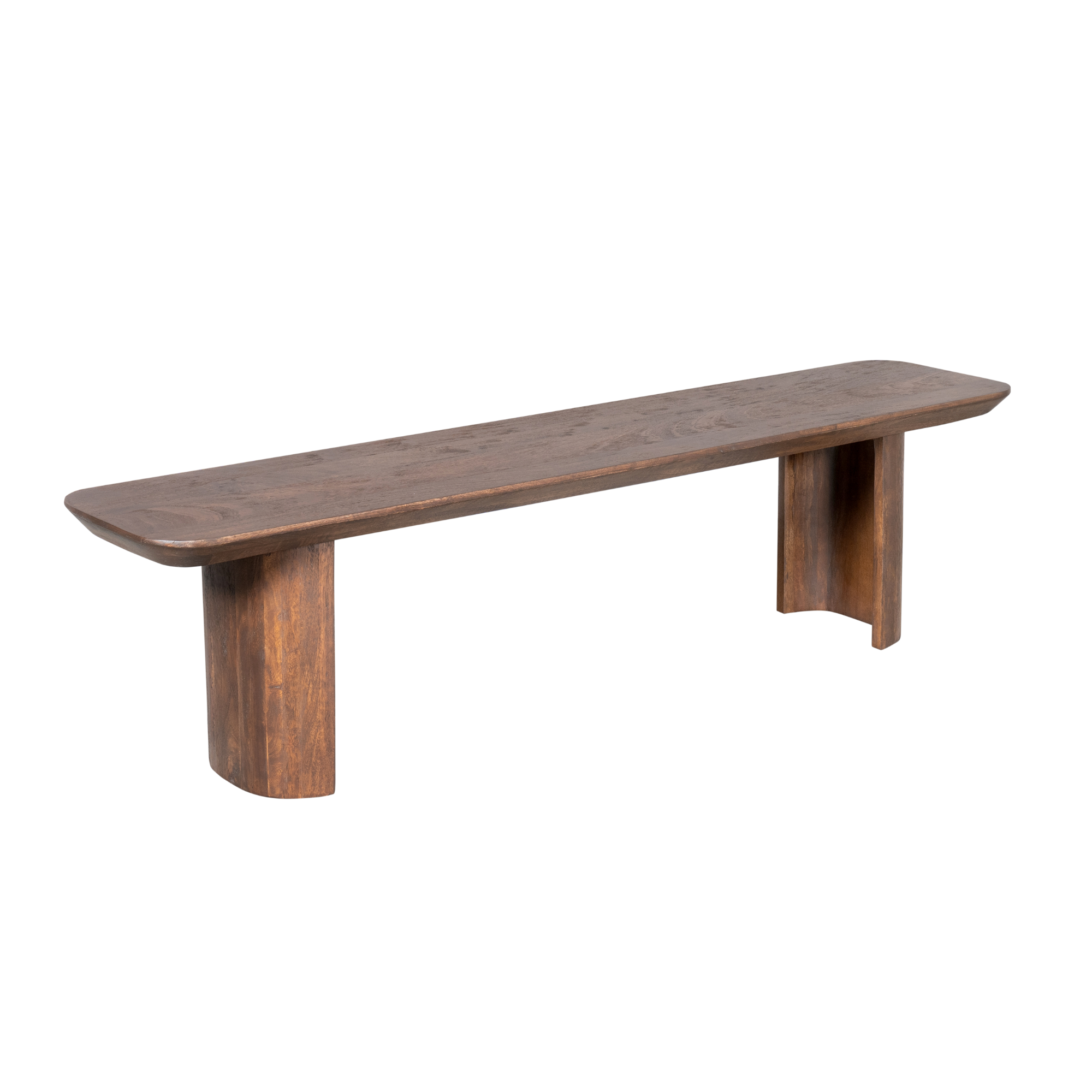 Eetkamerbank Mar�� Bruin Mangohout 180 cm