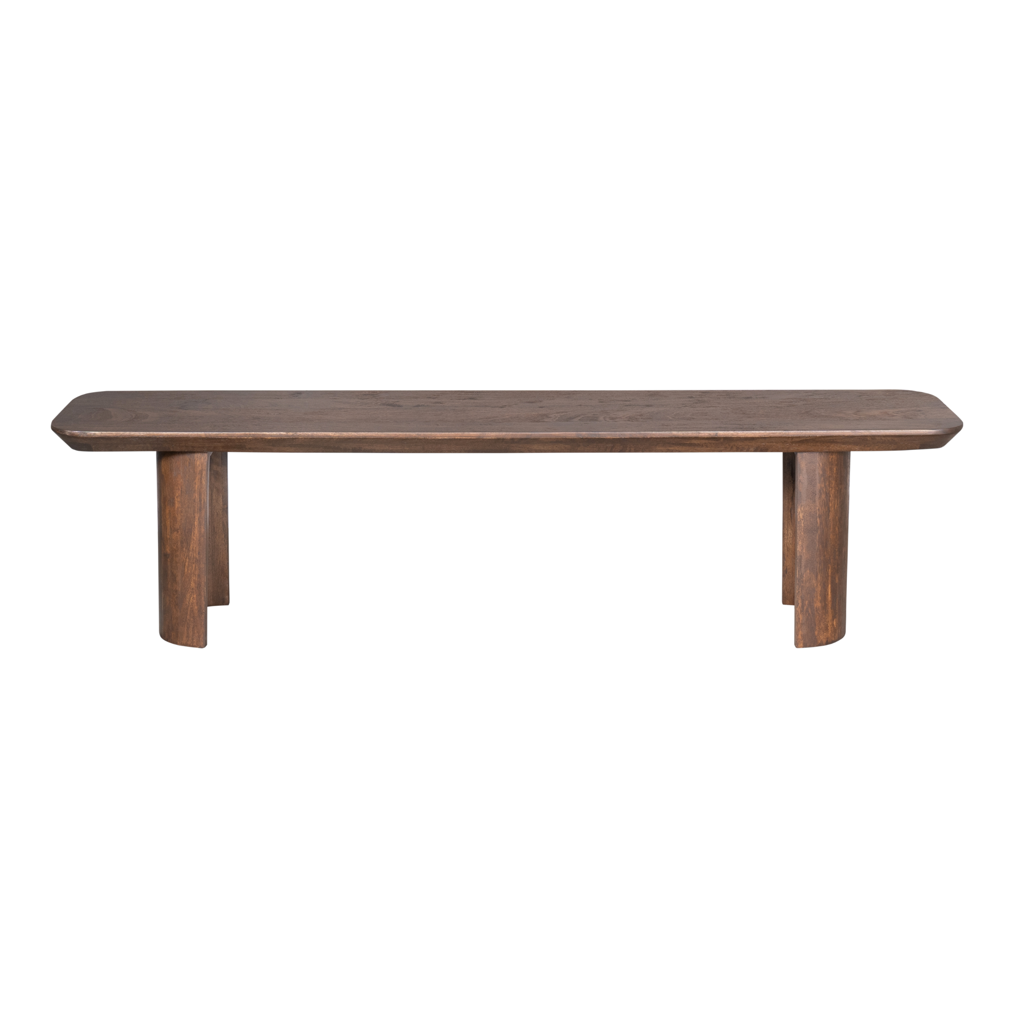 Eetkamerbank Mar�� Bruin Mangohout 180 cm