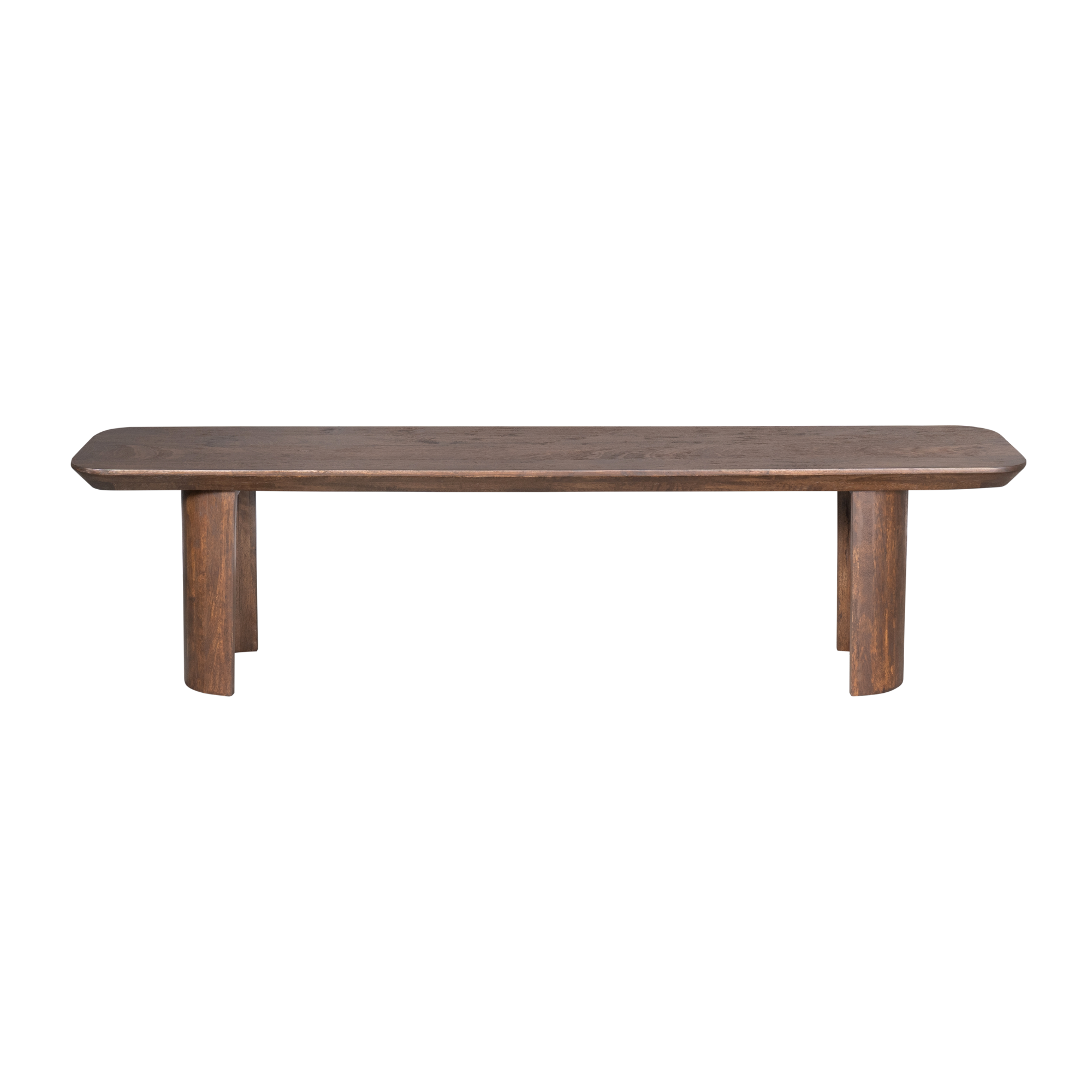 Eetkamerbank Mar�� Bruin Mangohout 220 cm