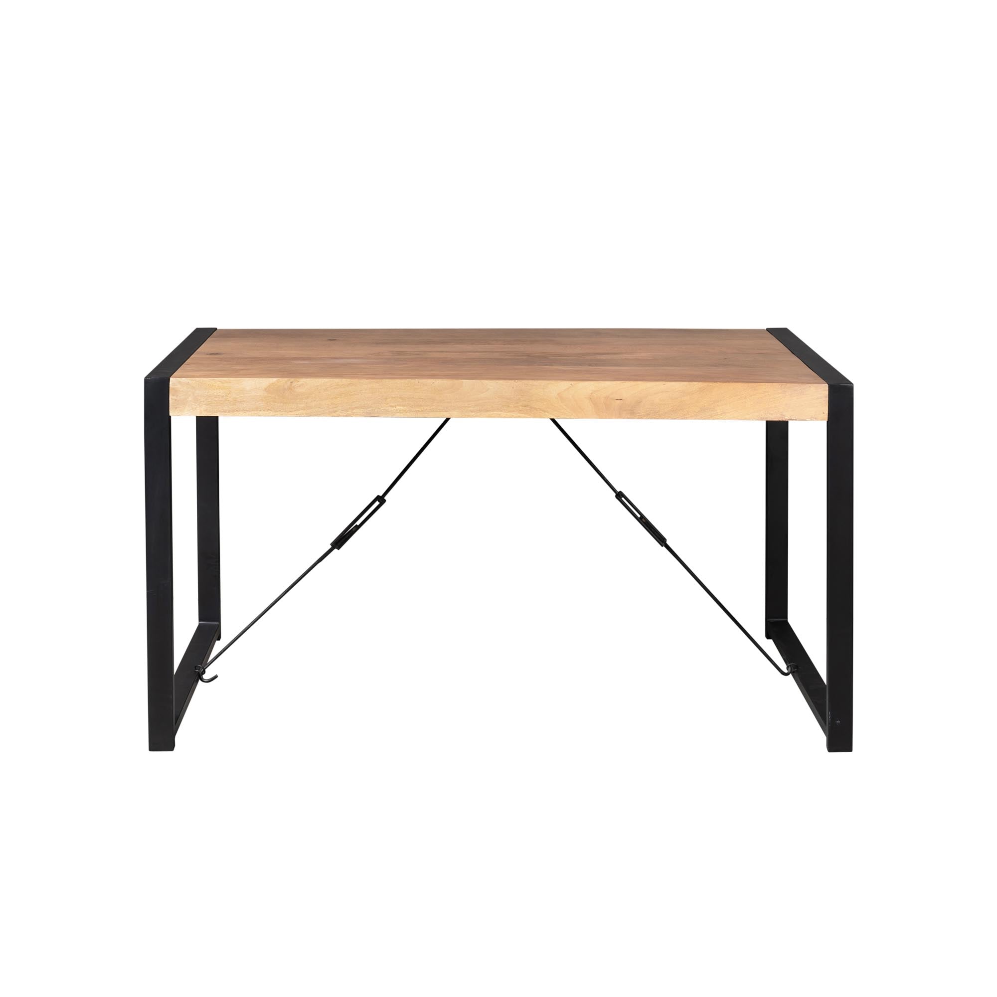 Rechthoekige eettafel Britt Naturel Mangohout 160 cm