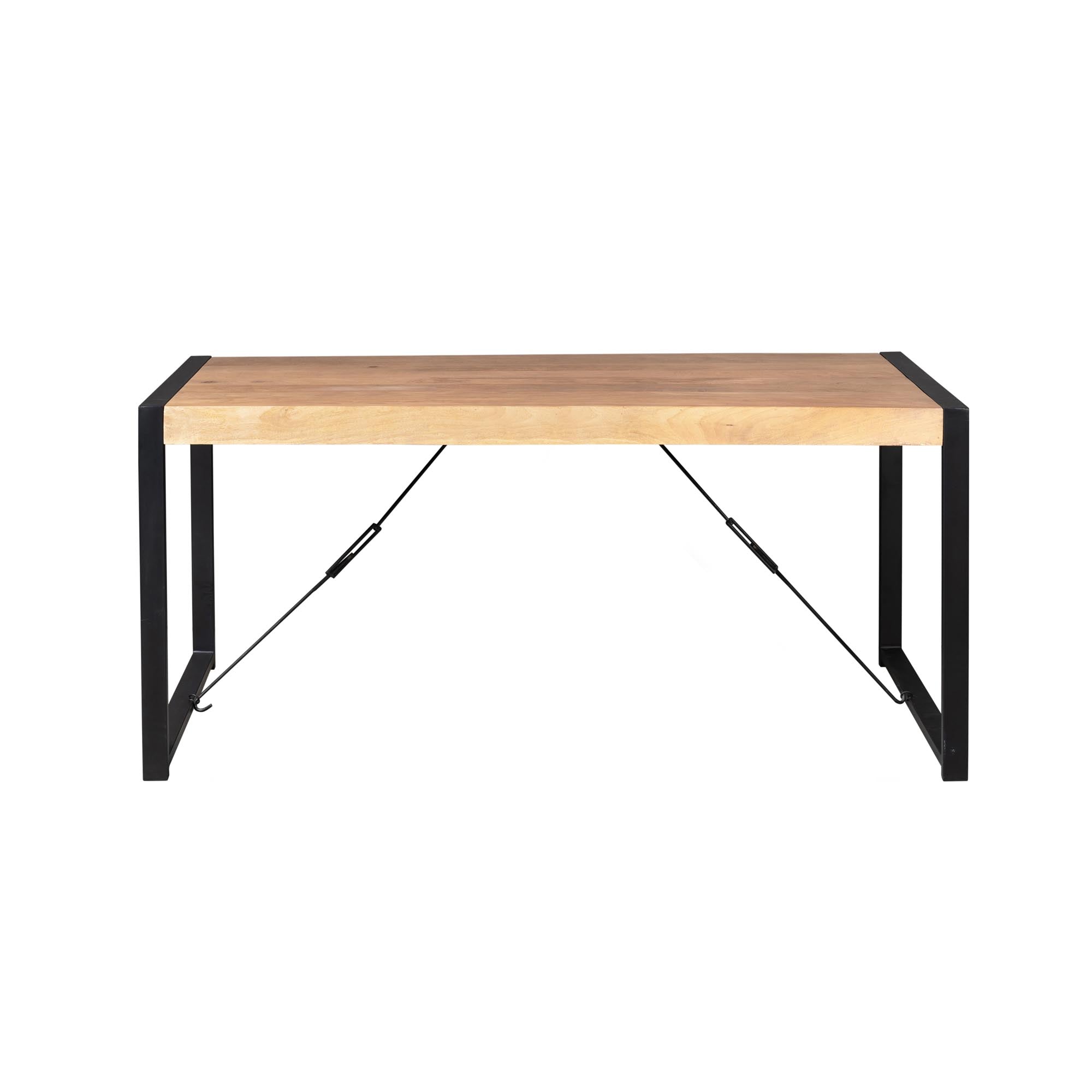 Rechthoekige eettafel Britt Naturel Mangohout 180 cm