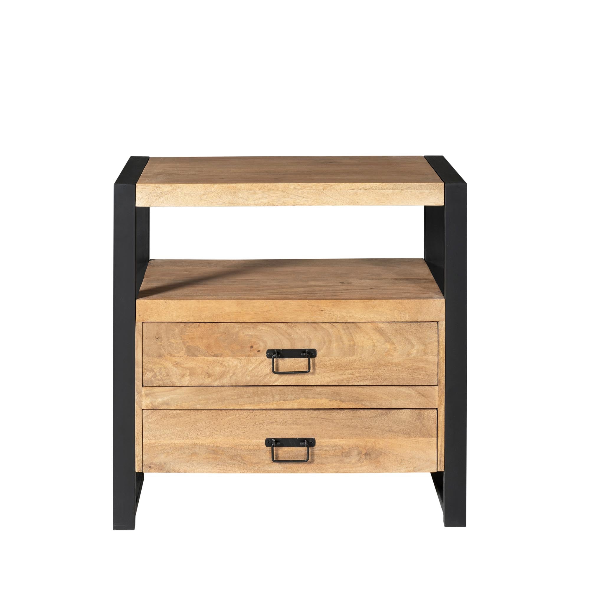 Ladenkast Britt Naturel Mangohout  80 cm