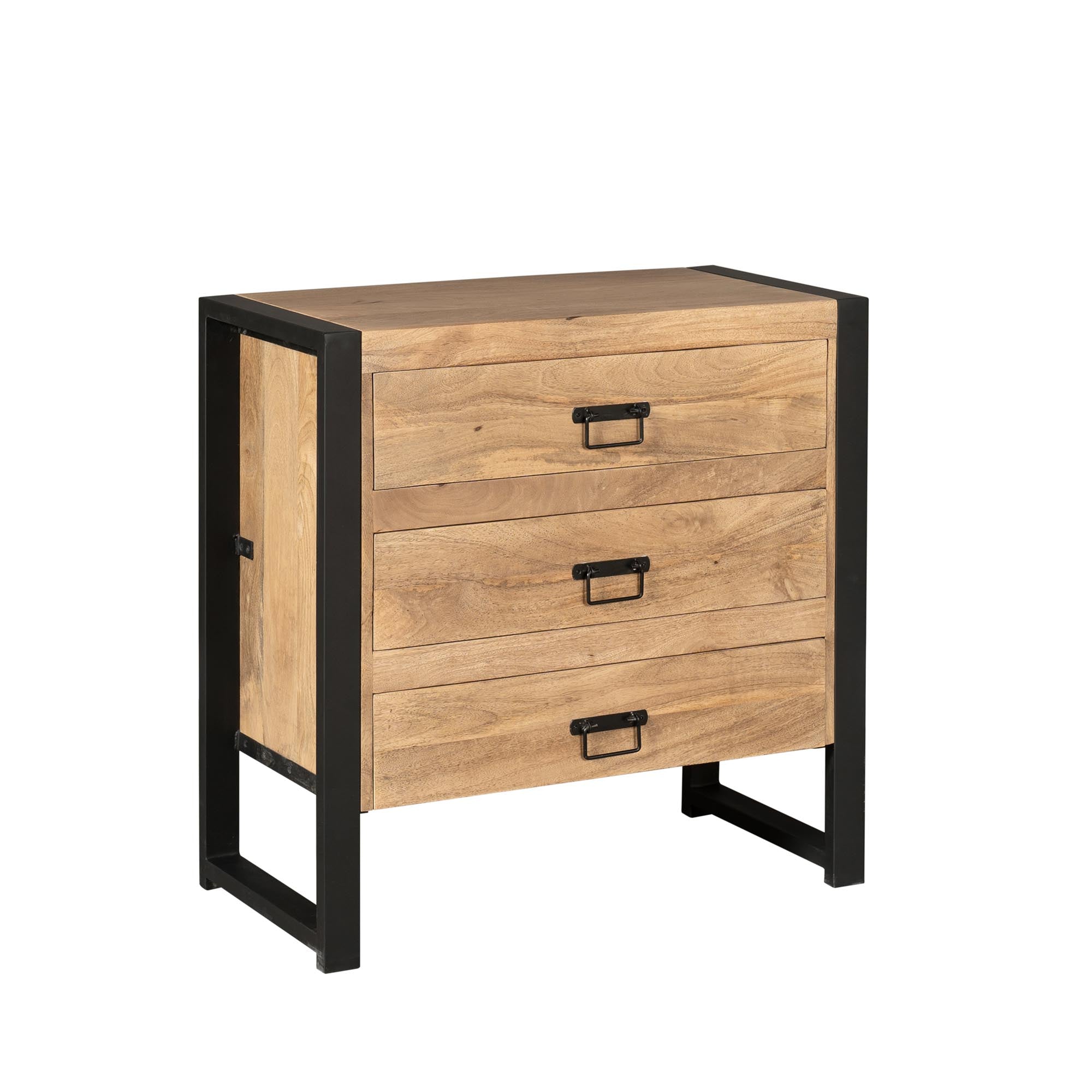 Ladenkast Britt Naturel Mangohout  80 cm