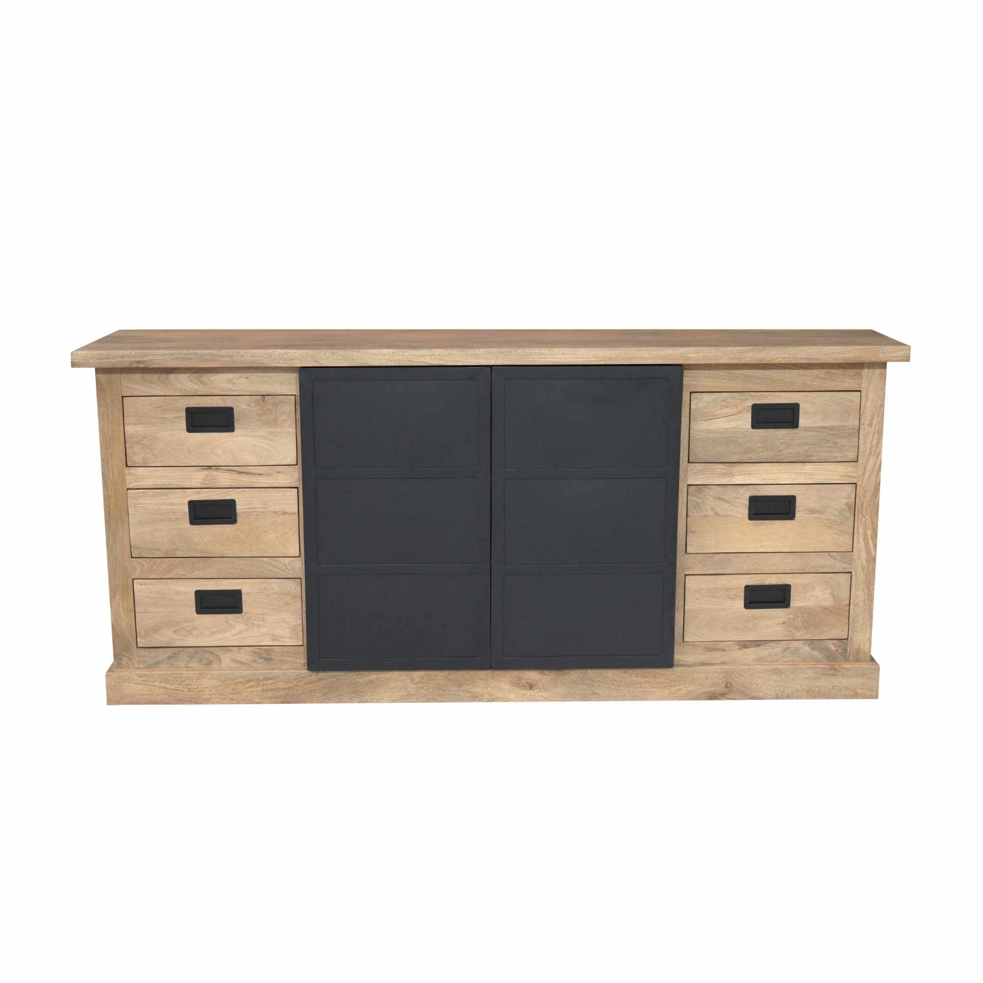 Dressoir Noa Naturel Mangohout 200 cm