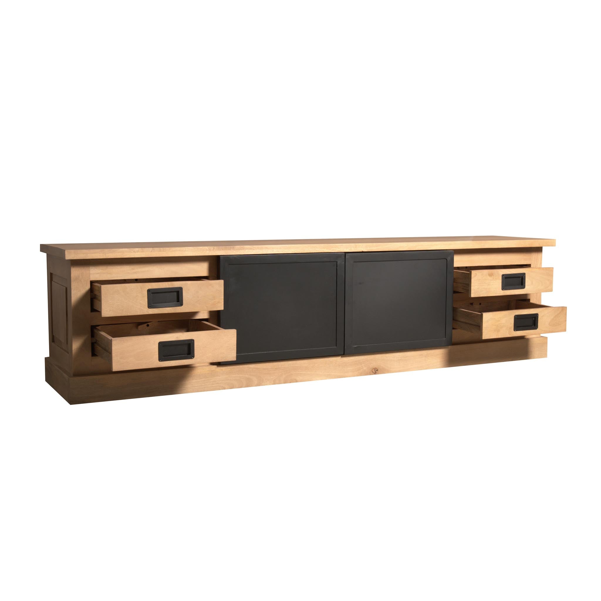 Tv meubel Noa  Naturel Mangohout 200 cm