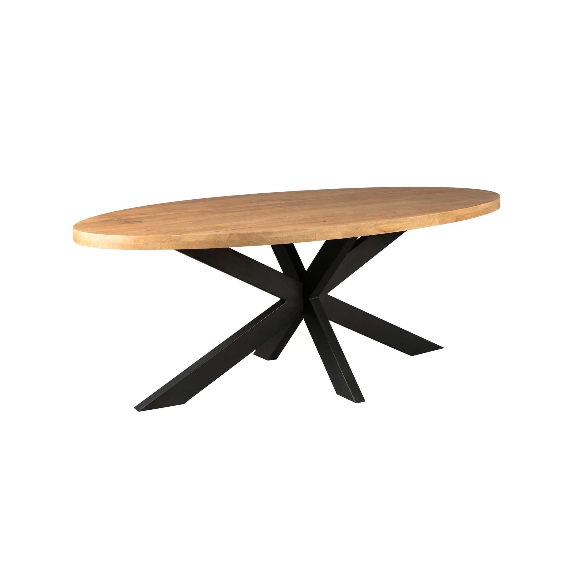 Ovale eettafel Denver Mangohout 210 cm - foto 3