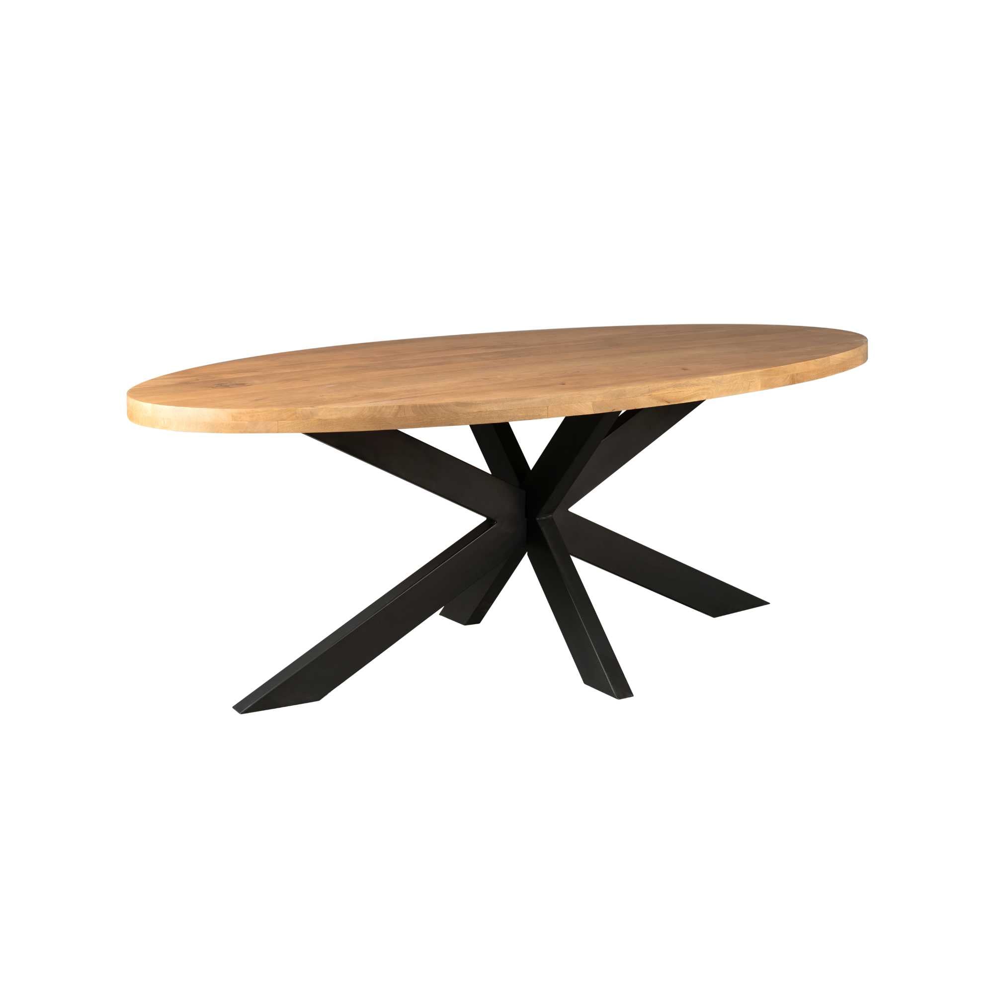Ovale eettafel Denver Mangohout 210 cm - foto 3