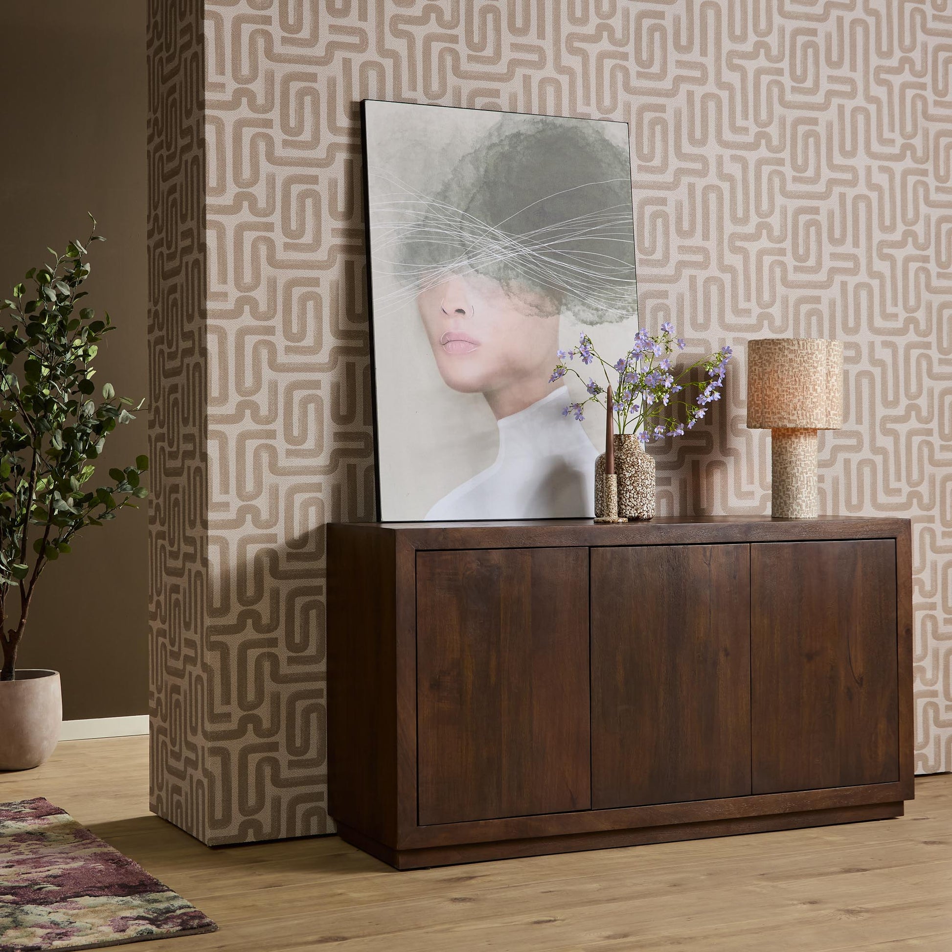 Dressoir Brussel 150 cm push-to-open deuren