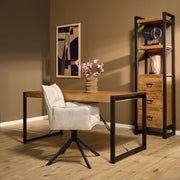 Rechthoekige eettafel Boaz 140 cm mangohout