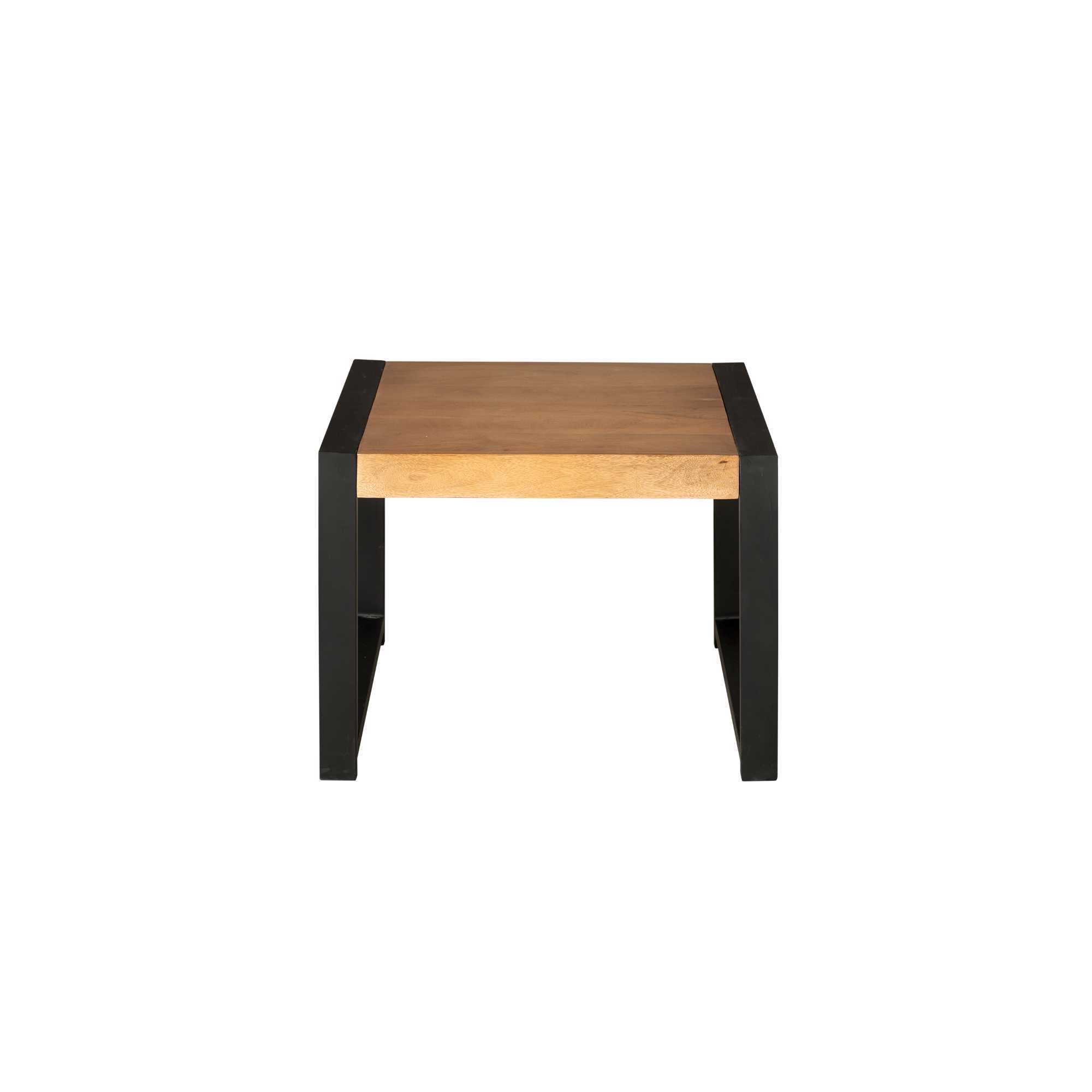 Bijzettafel Boaz Naturel Mangohout 60 cm