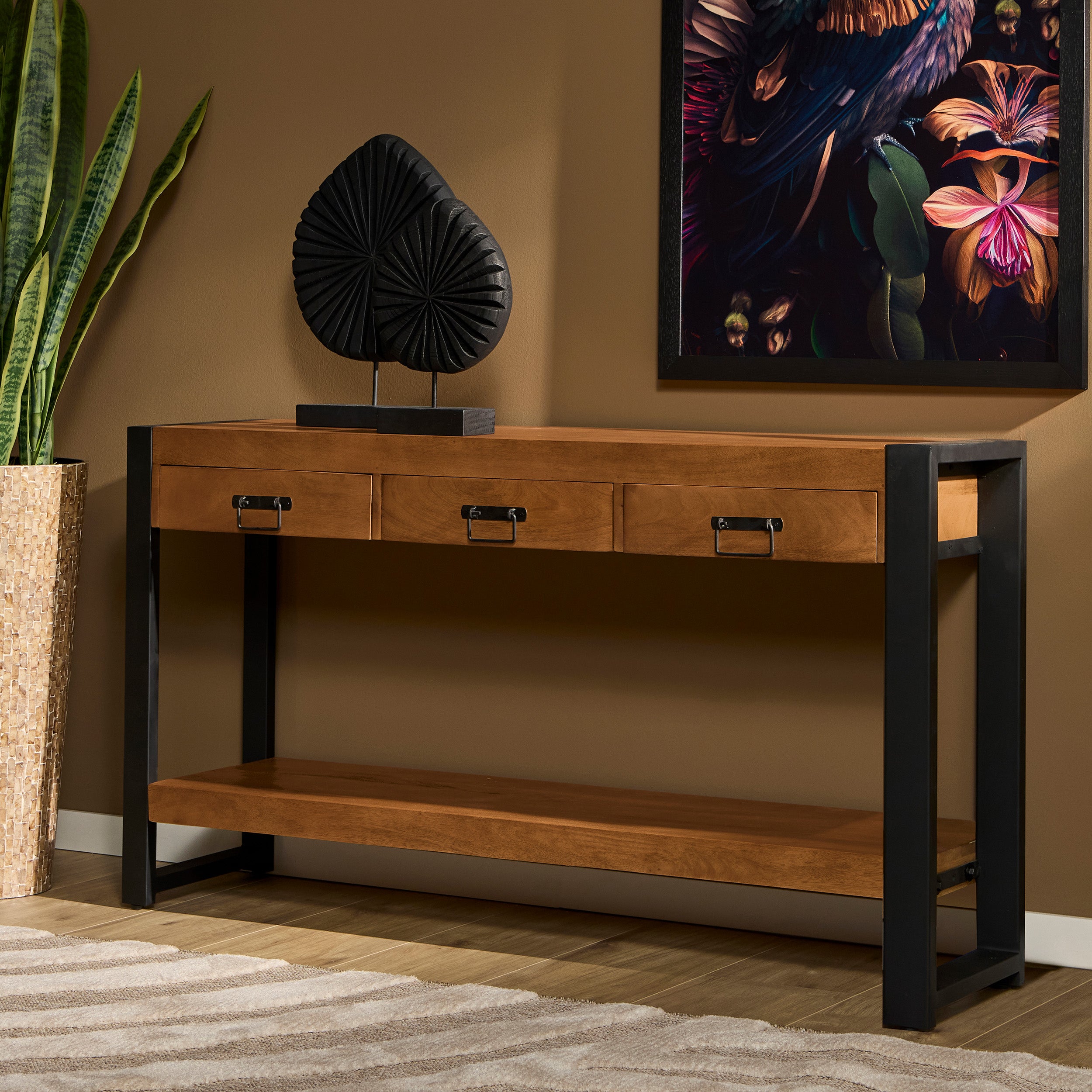 Sidetable Boaz Naturel Mangohout 150 cm