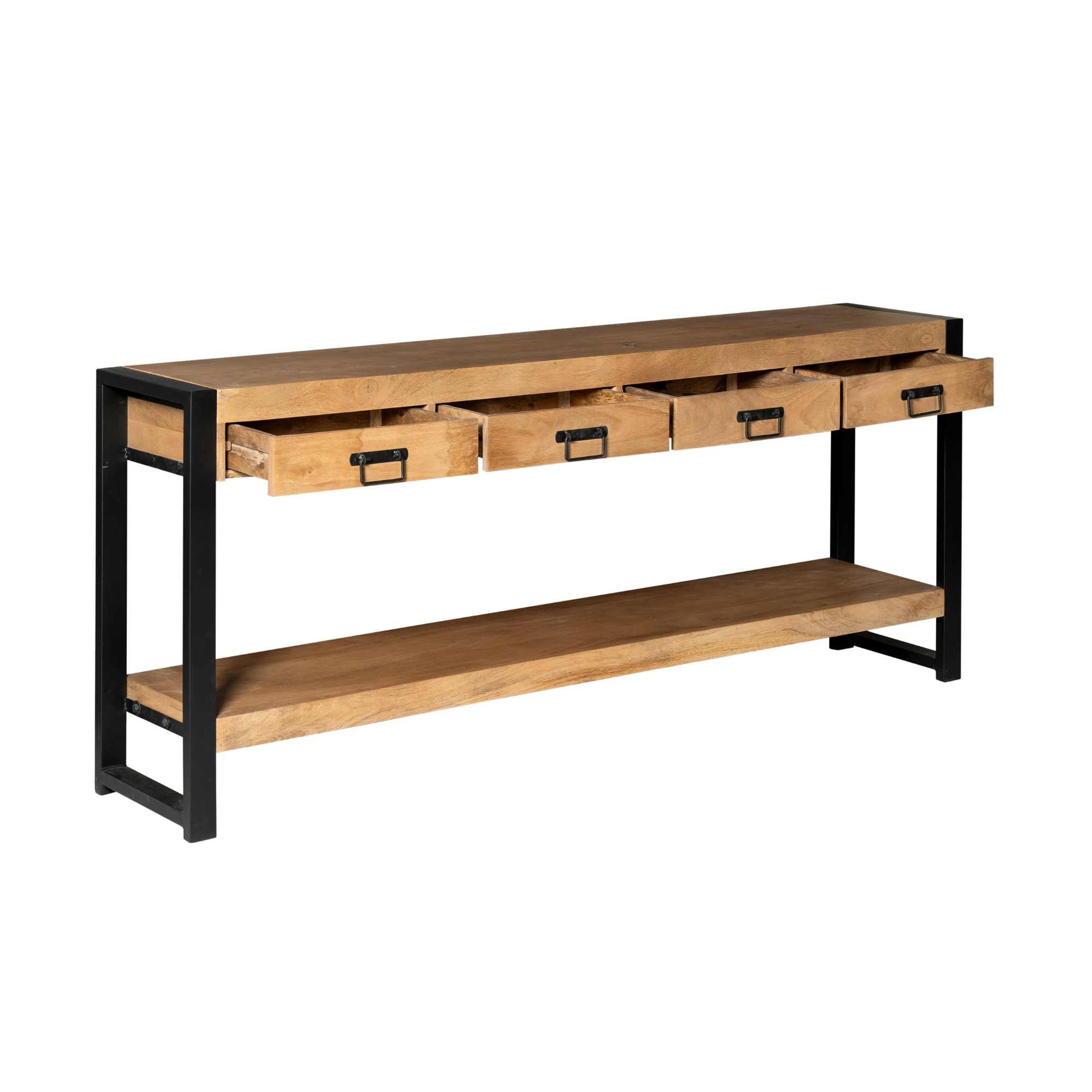 Sidetable Boaz Naturel Mangohout 180 cm