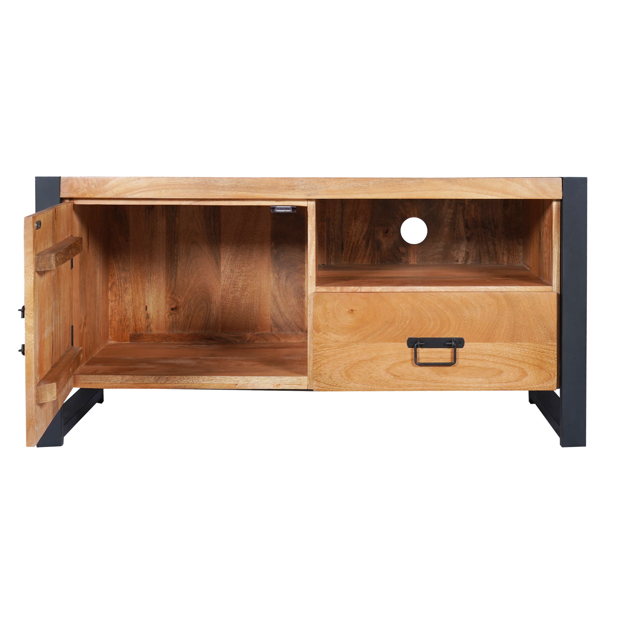 Tv meubel Boaz | 110 cm | met deur en open vak - foto 7
