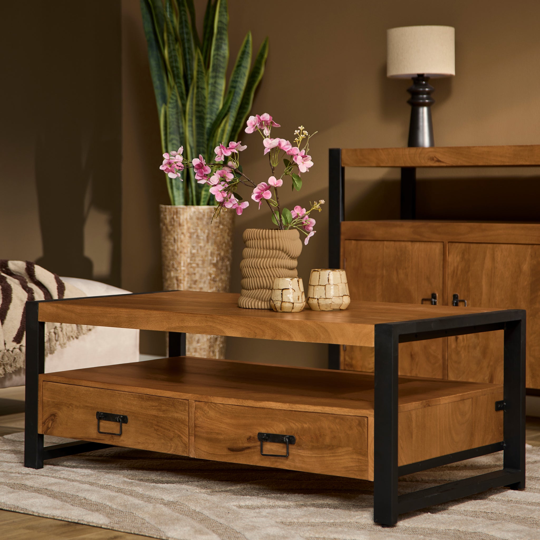 Salontafel Kira | Mangohout | 120 cm - DFM