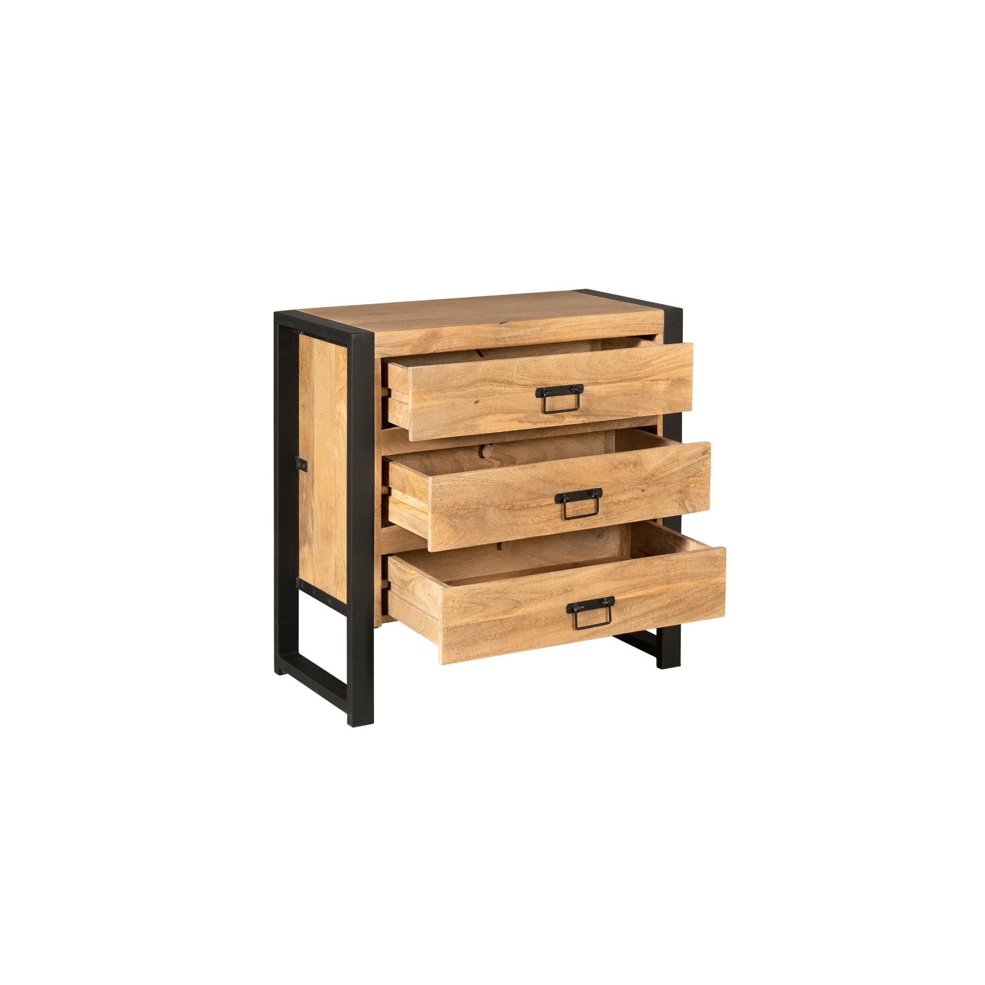 Ladekast Boaz  Naturel Mangohout