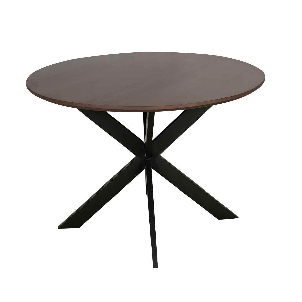 Eettafel Madison Walnut | 150 cm | Poot Black