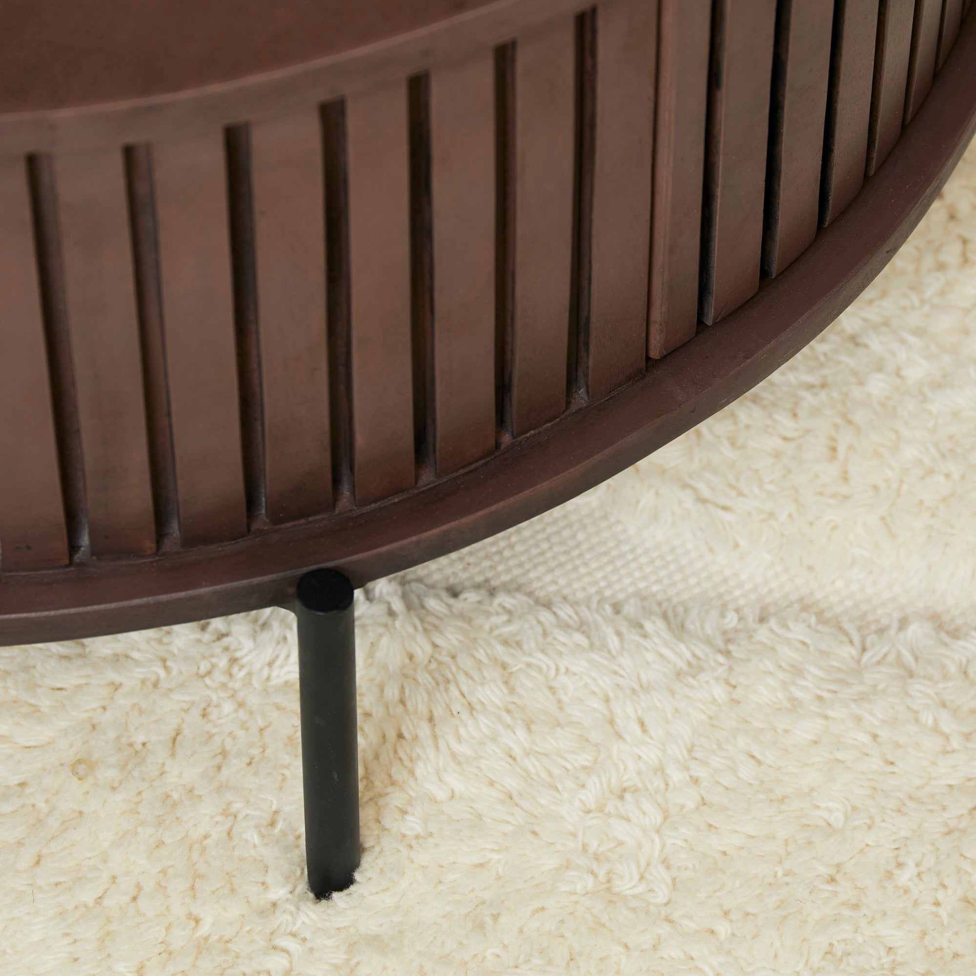 Salontafel Madison Brown | 80 cm | Rond