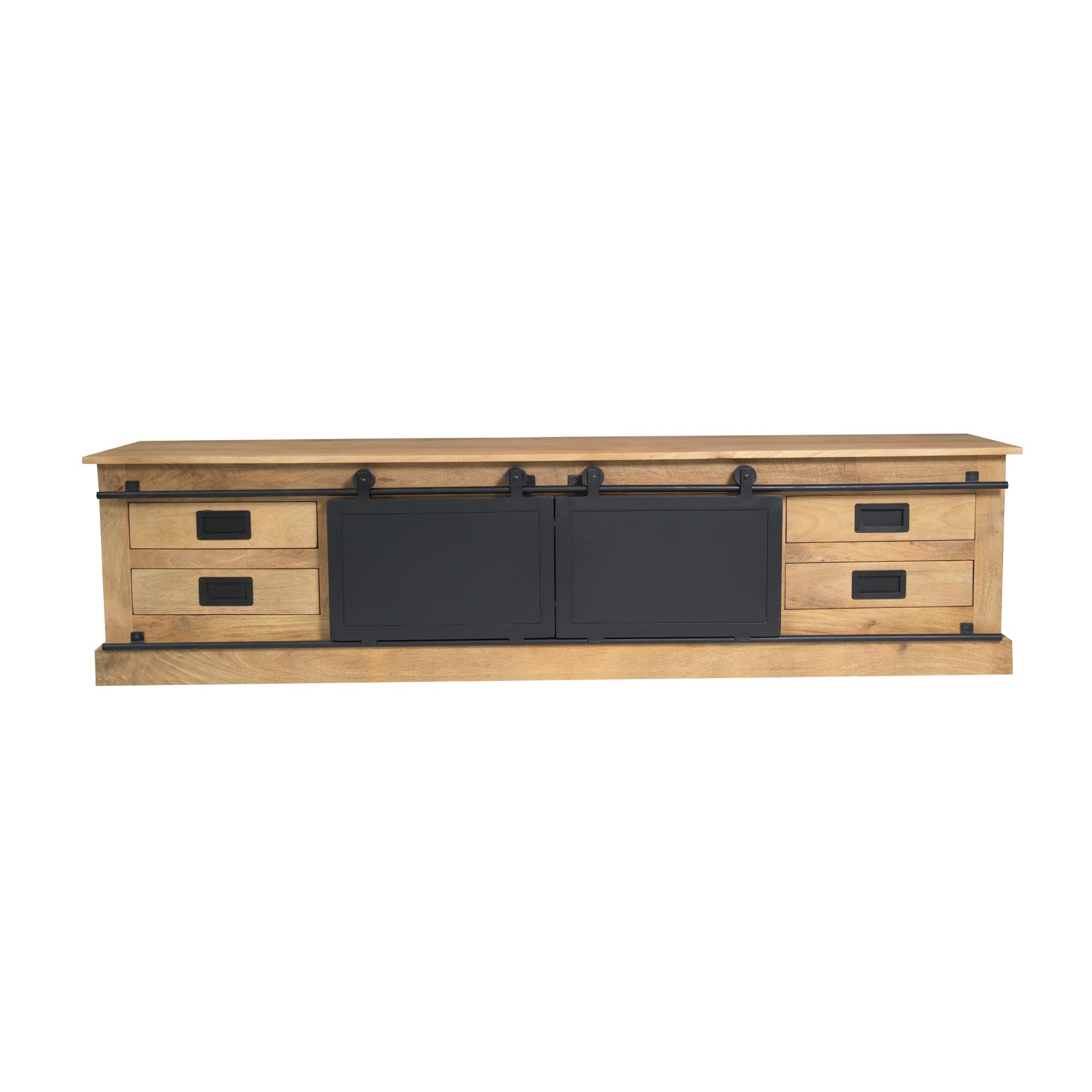Tv meubel Fresno Naturel Mangohout 200 cm