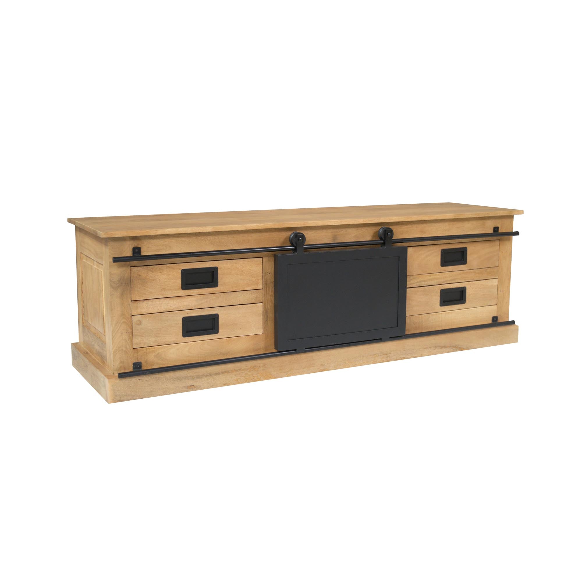 Tv meubel Fresno Naturel Mangohout 155 cm