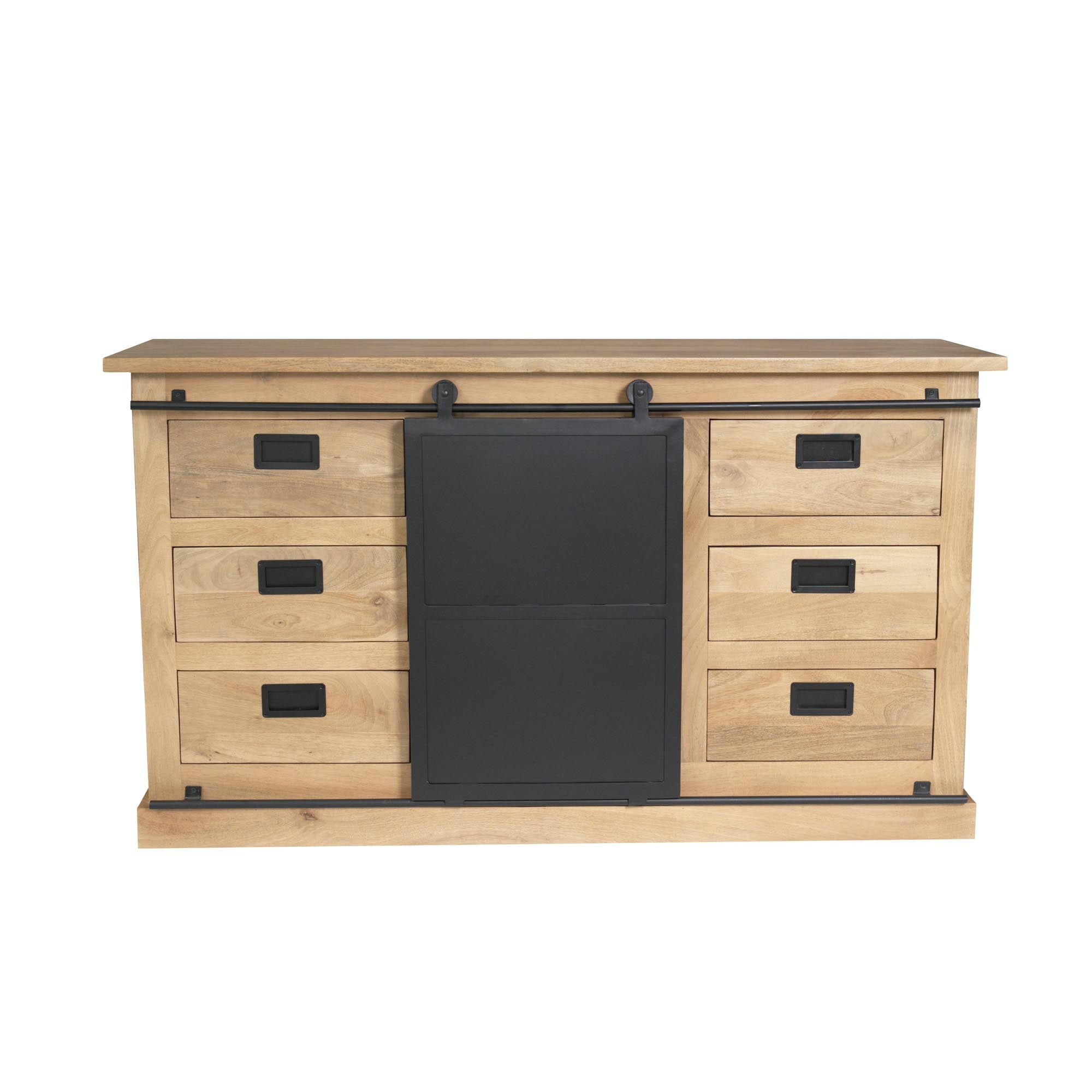 Dressoir Fresno Naturel Mangohout 160 cm