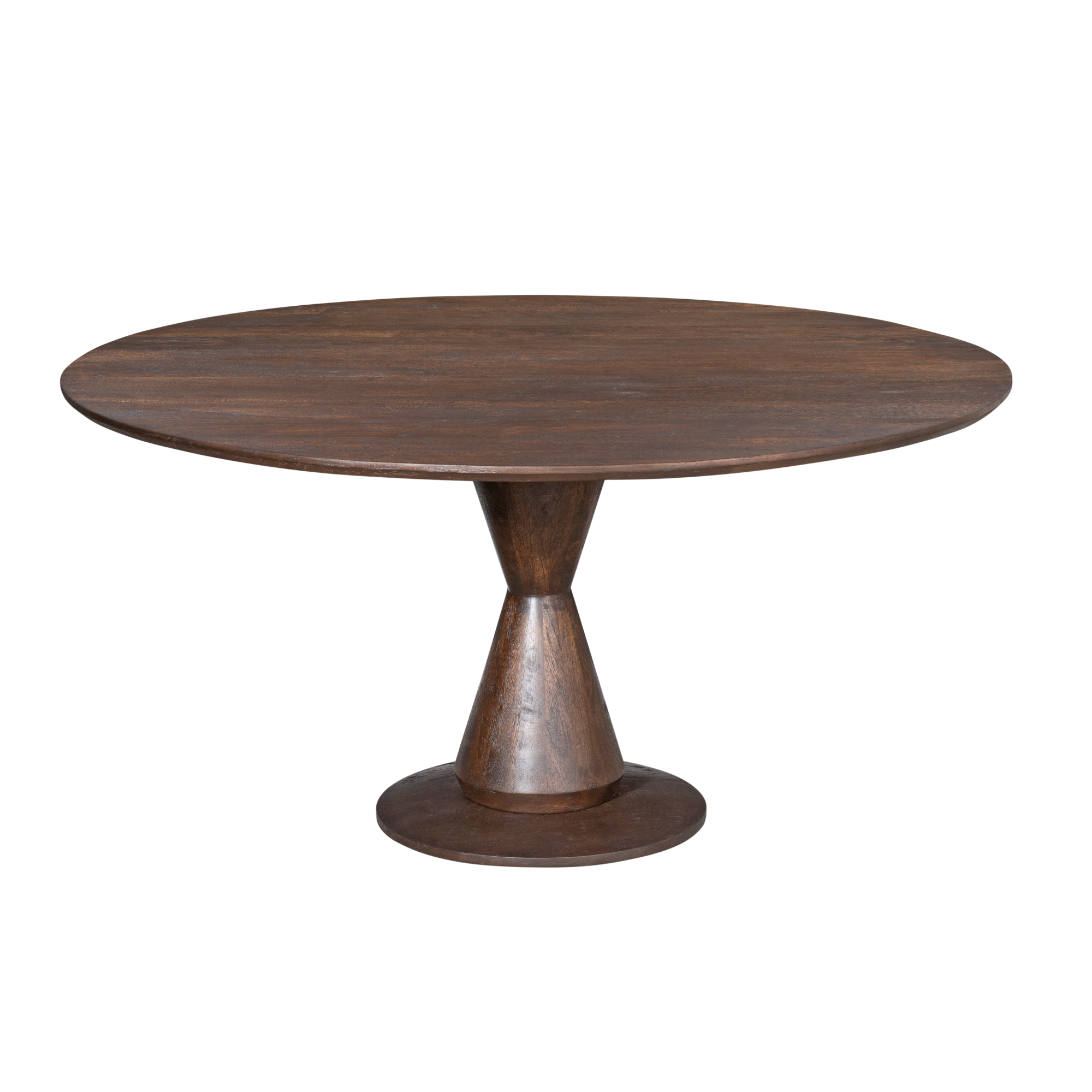 Ronde eettafel Lima Bruin Mangohout 130 cm