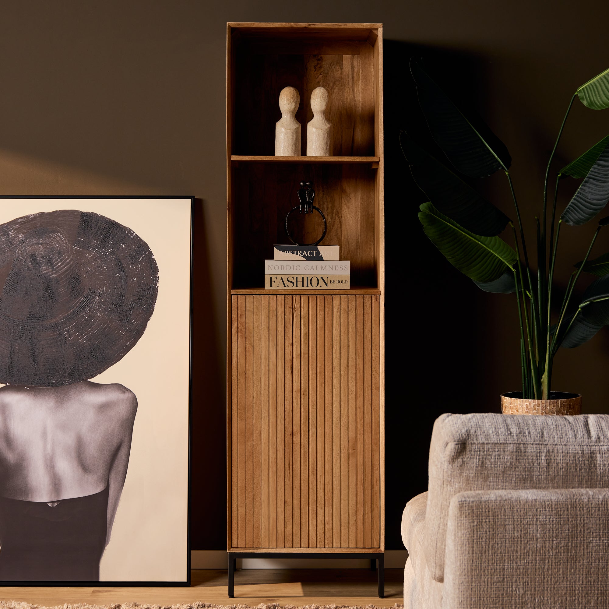 Boekenkast Madison Natural | 55 cm