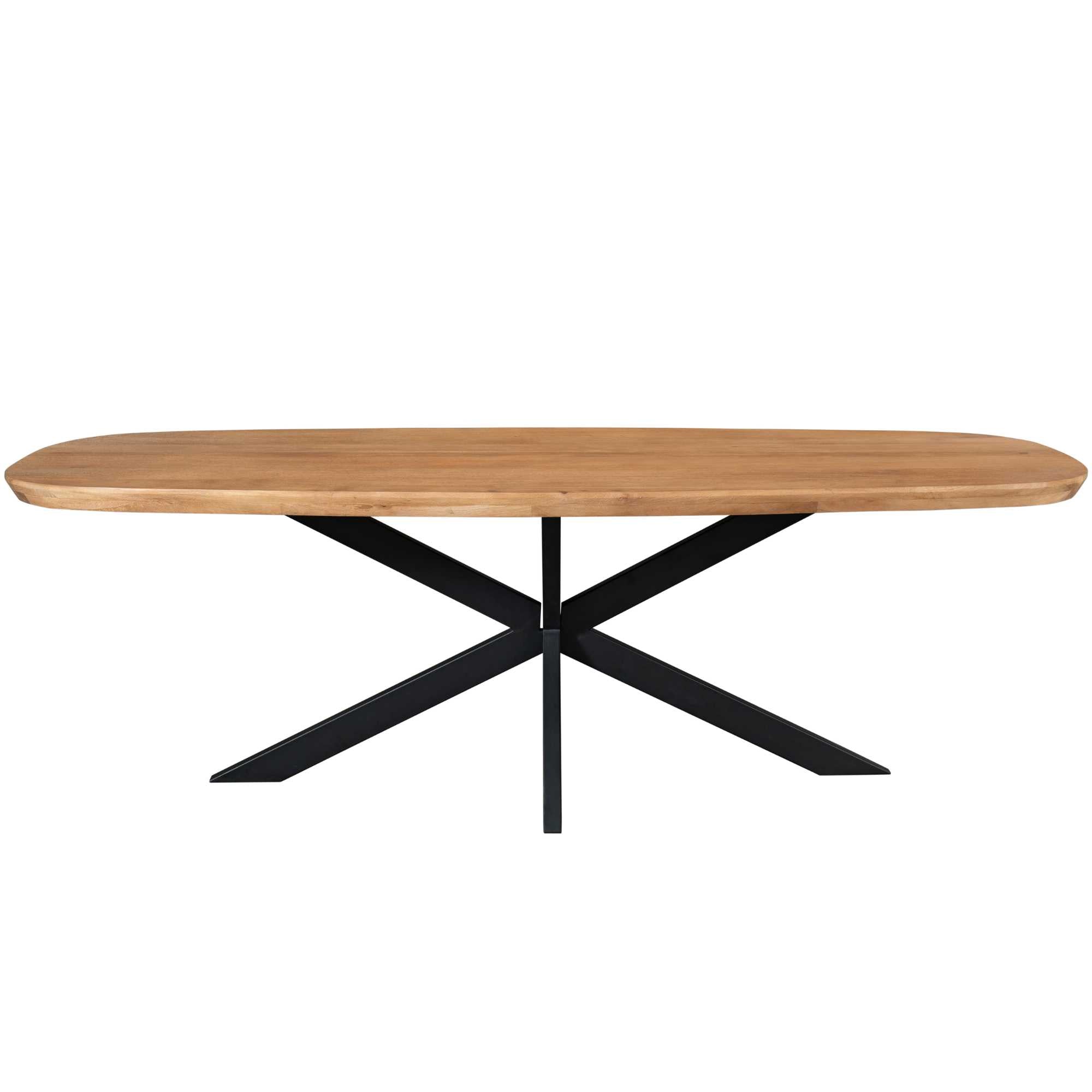 Deens ovale eettafel Madison Naturel Mangohout 280 cm