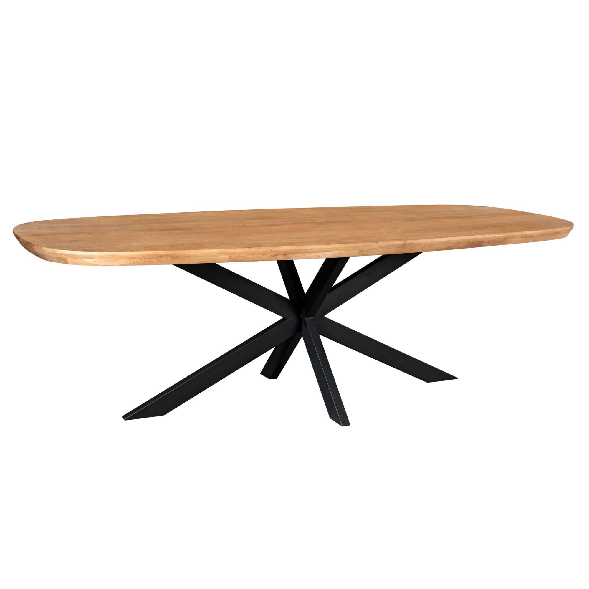 Deens ovale eettafel Madison Naturel Mangohout 280 cm