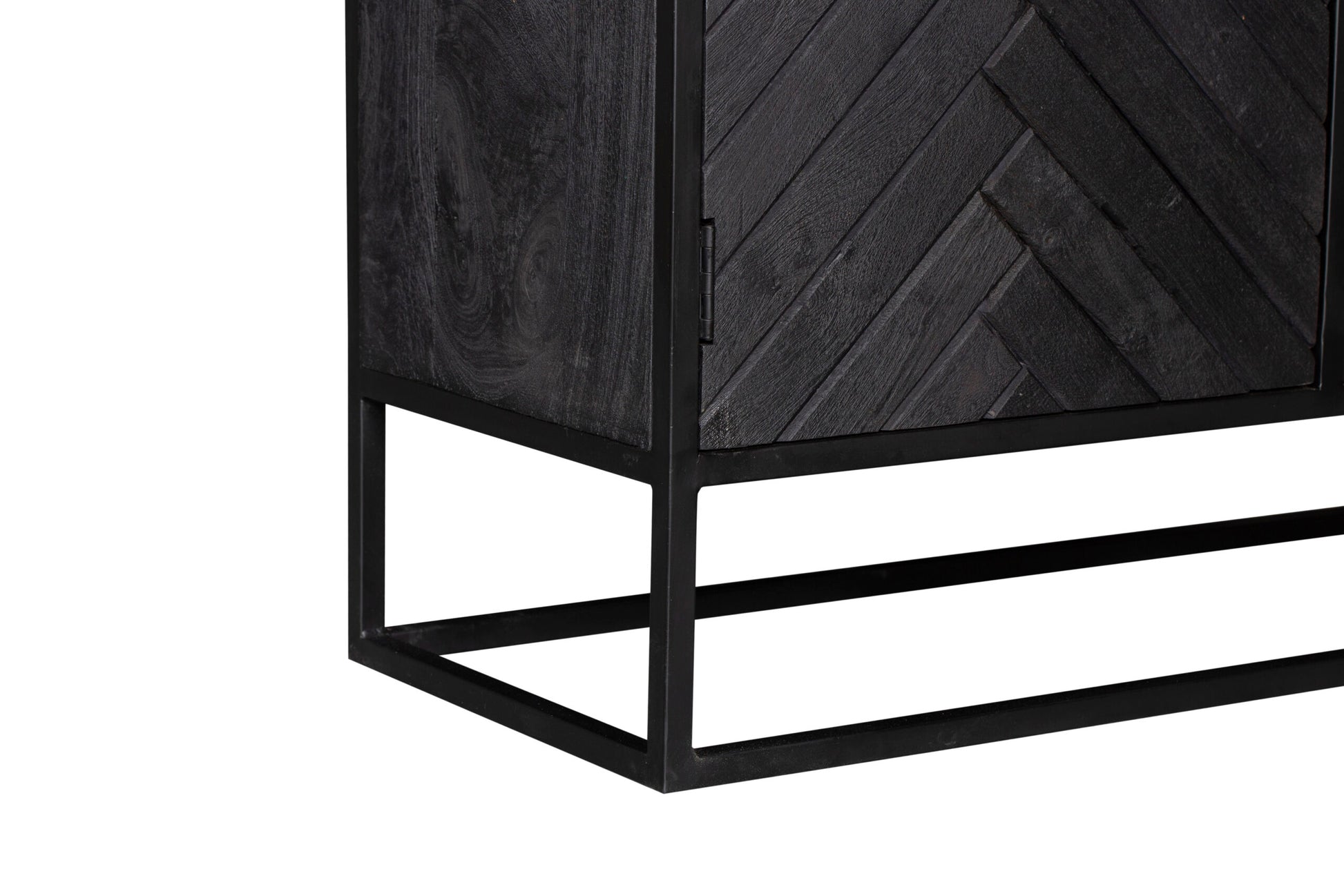Kabinet New York Zwart Mangohout 100 cm - foto 9