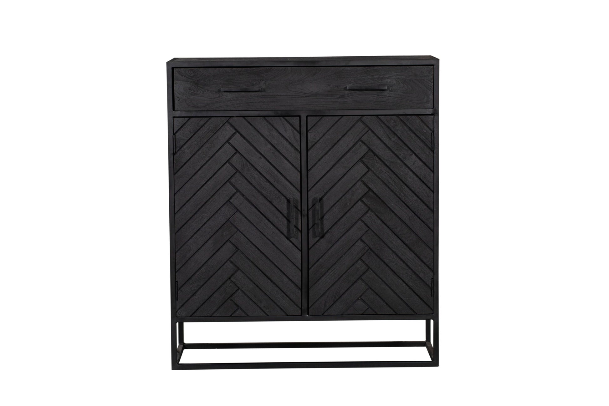 Kabinet New York Zwart Mangohout 100 cm - foto 6