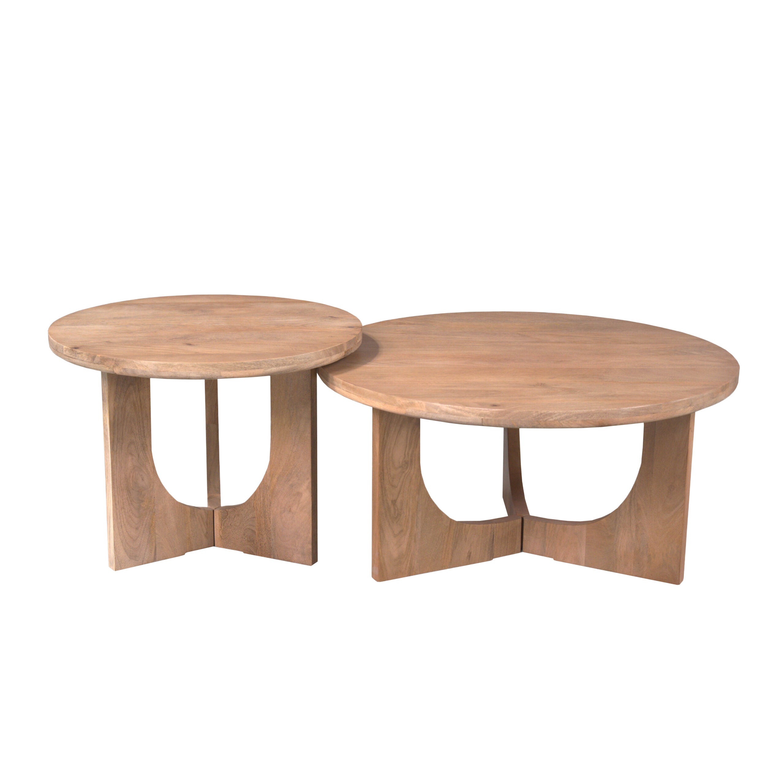 Salontafel Guus Naturel Mangohout 80 cm