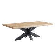 Boomstam salontafel Live Edge Naturel Mangohout 120 cm