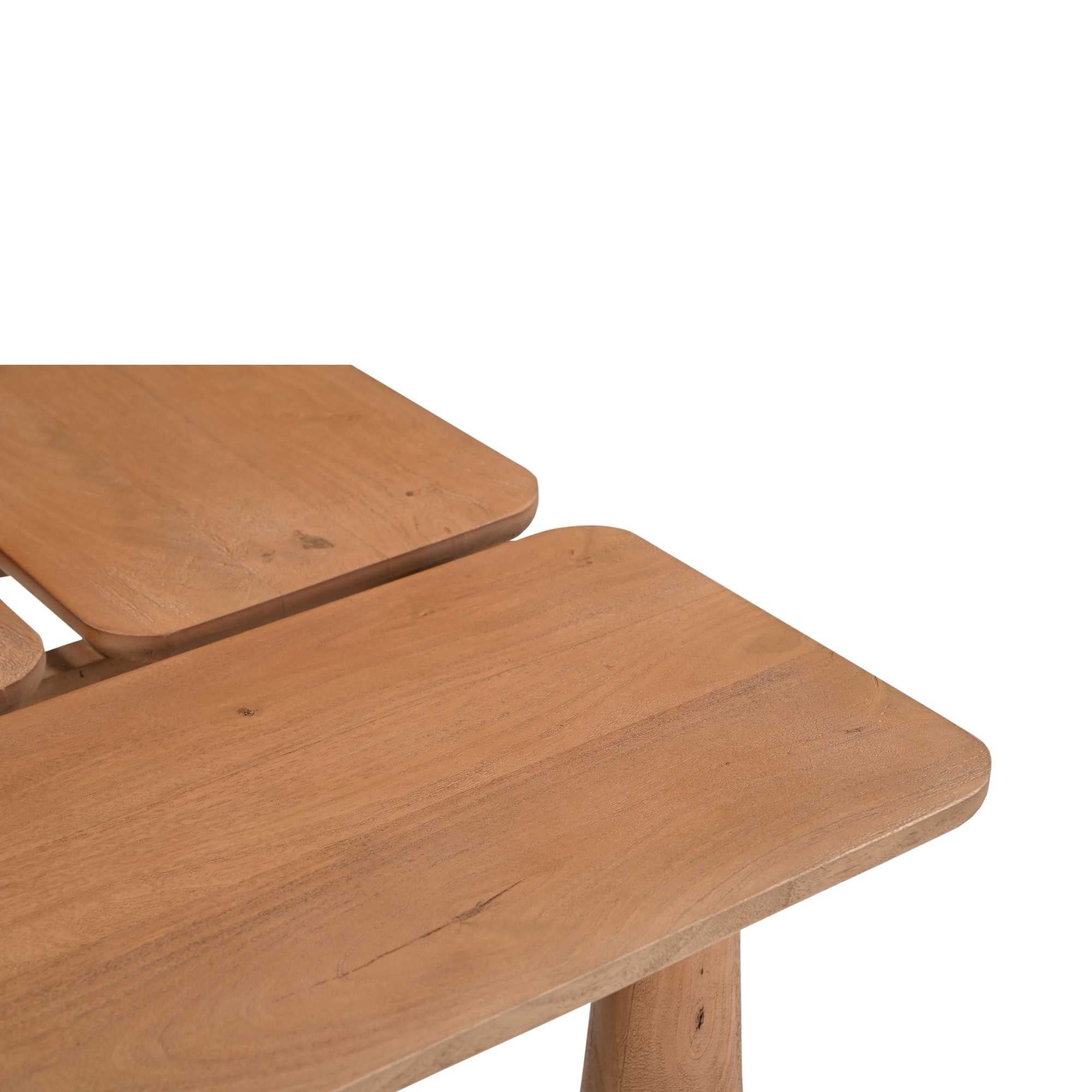 Salontafel Vona Naturel Mangohout 80 cm