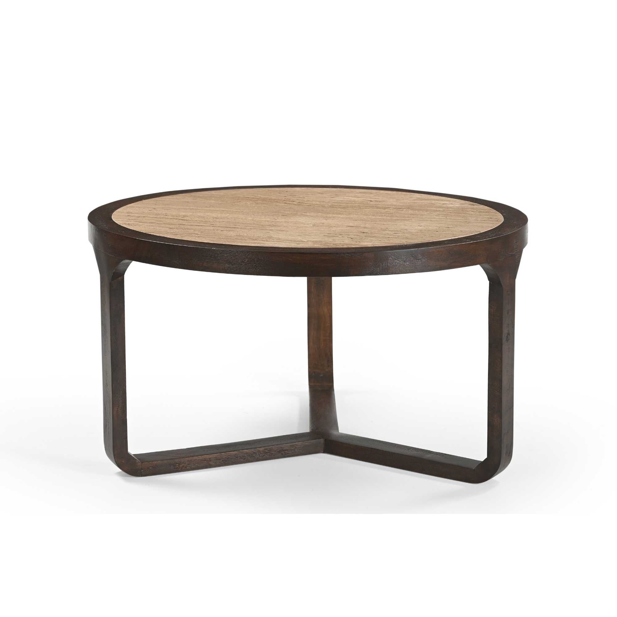 Salontafel Morris Bruin Travertin 75 cm