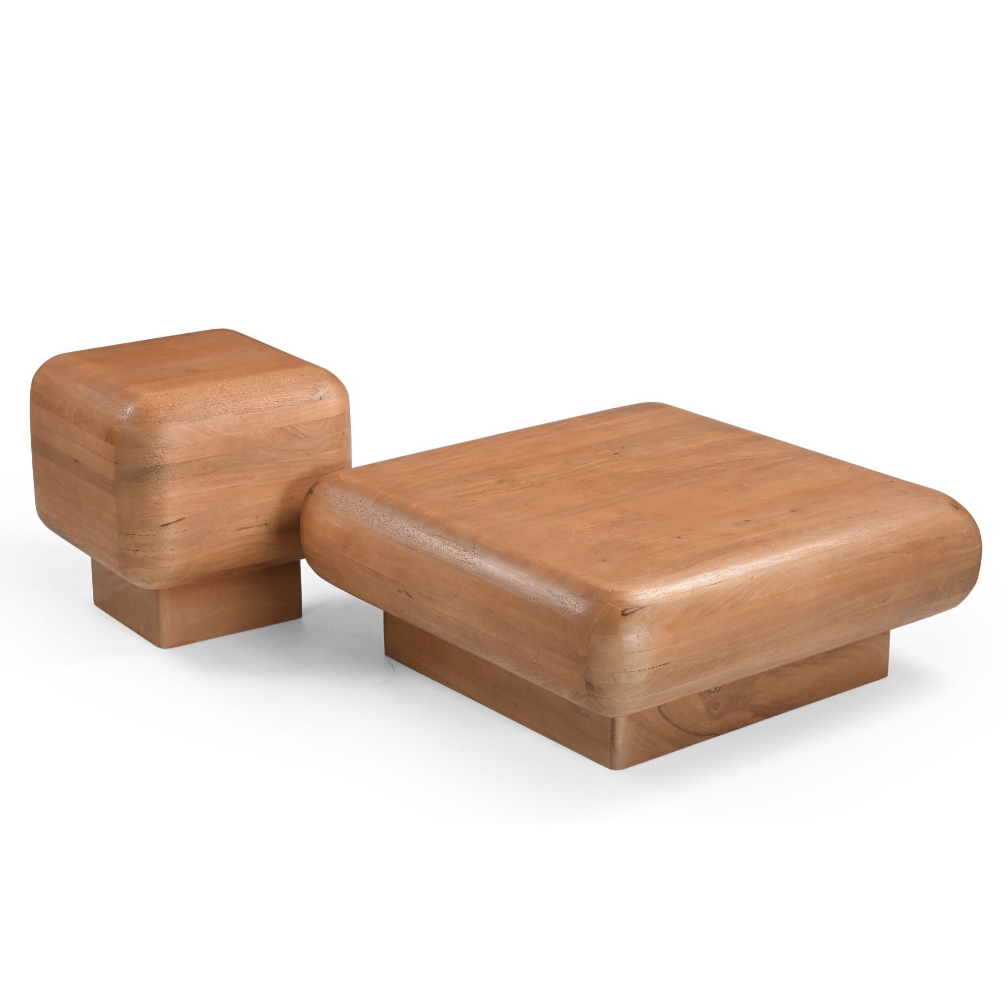 Salontafel Fedde Naturel Mangohout  80 cm
