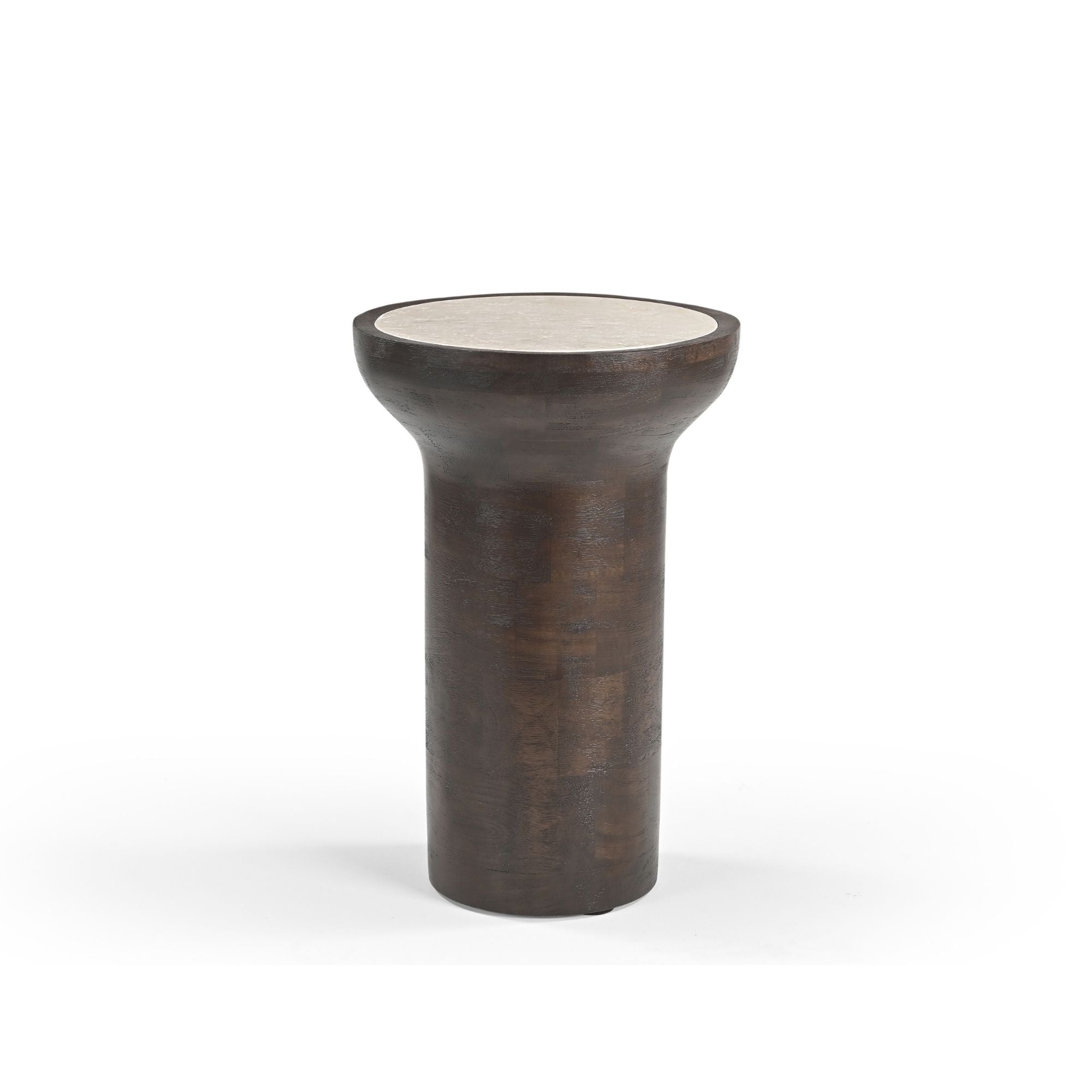 Bijzettafel Zoë Bruin Marmer 33 cm