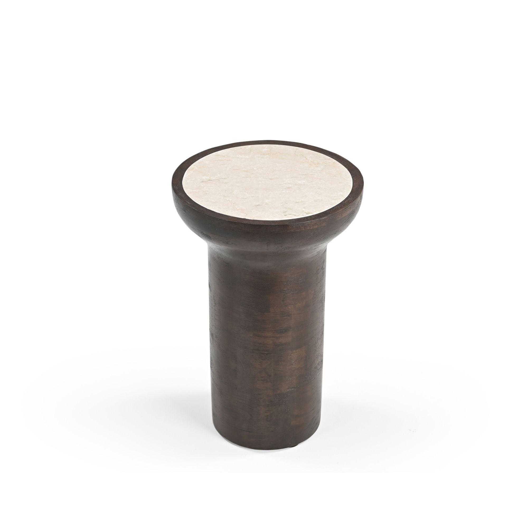 Bijzettafel Zoë Bruin Marmer 33 cm