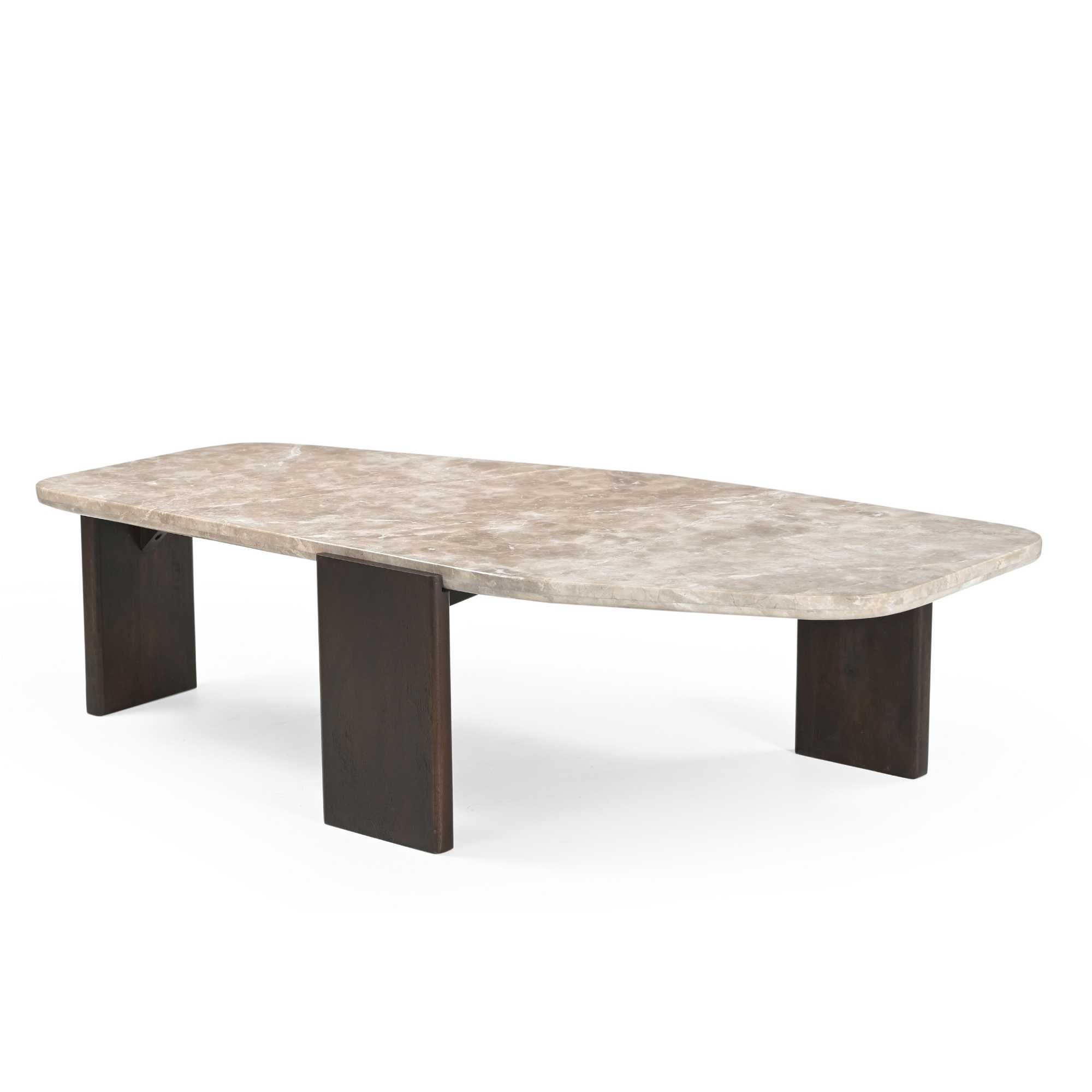 Salontafel Silva Bruin Marmer 130 cm