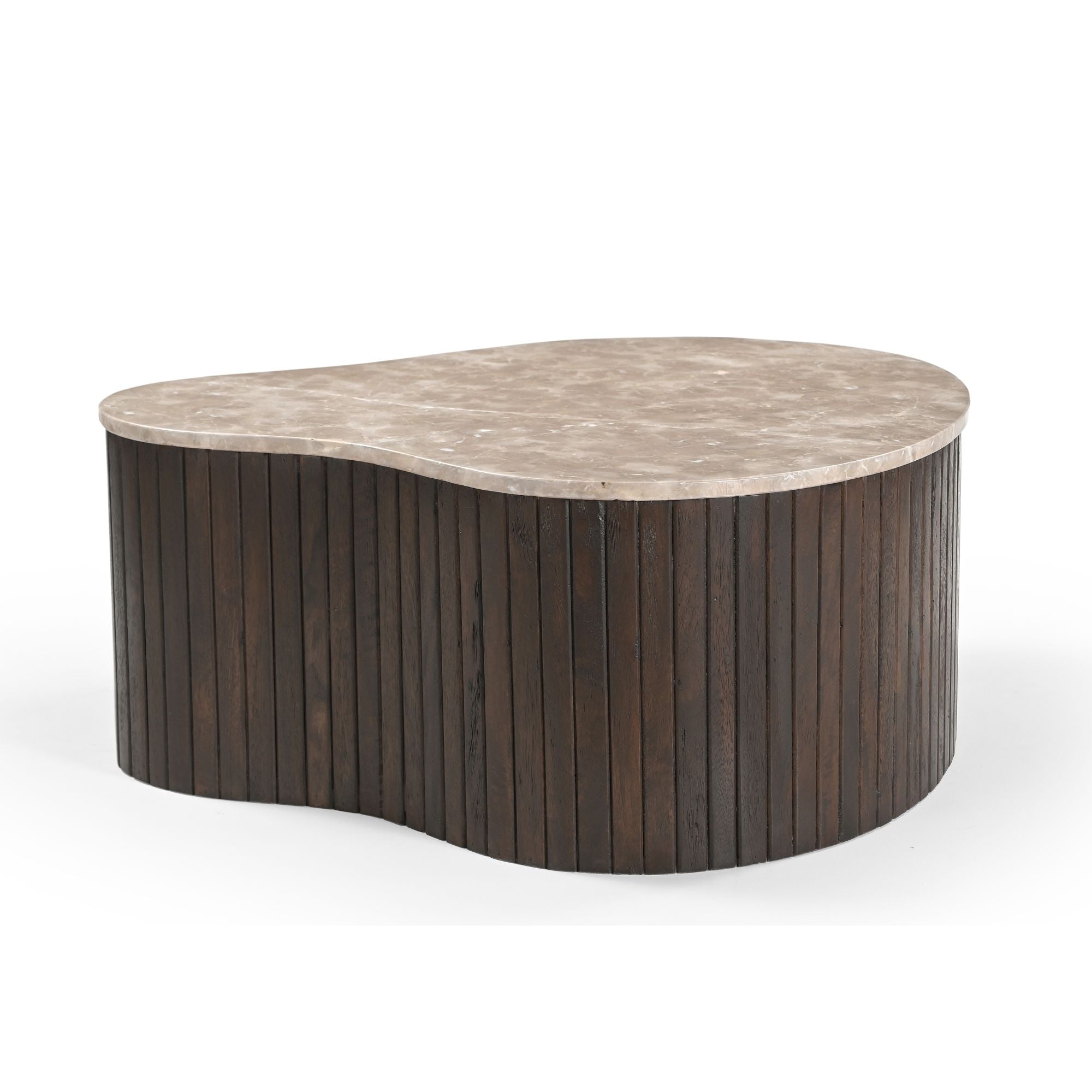 Salontafel Nomi Bruin Marmer 84 cm