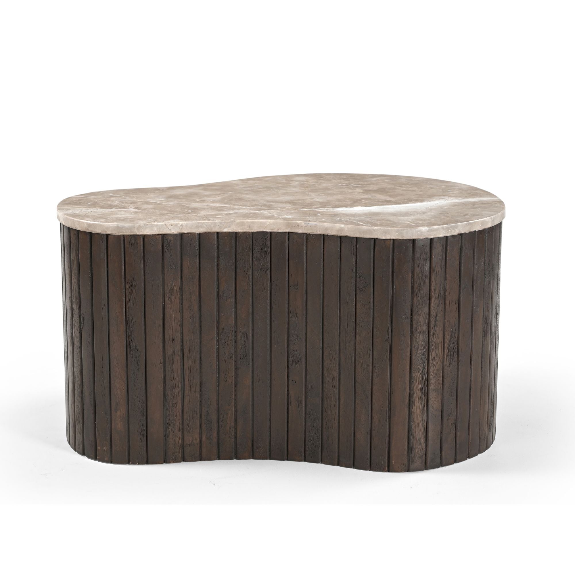 Salontafel Nomi Bruin Marmer 70 cm