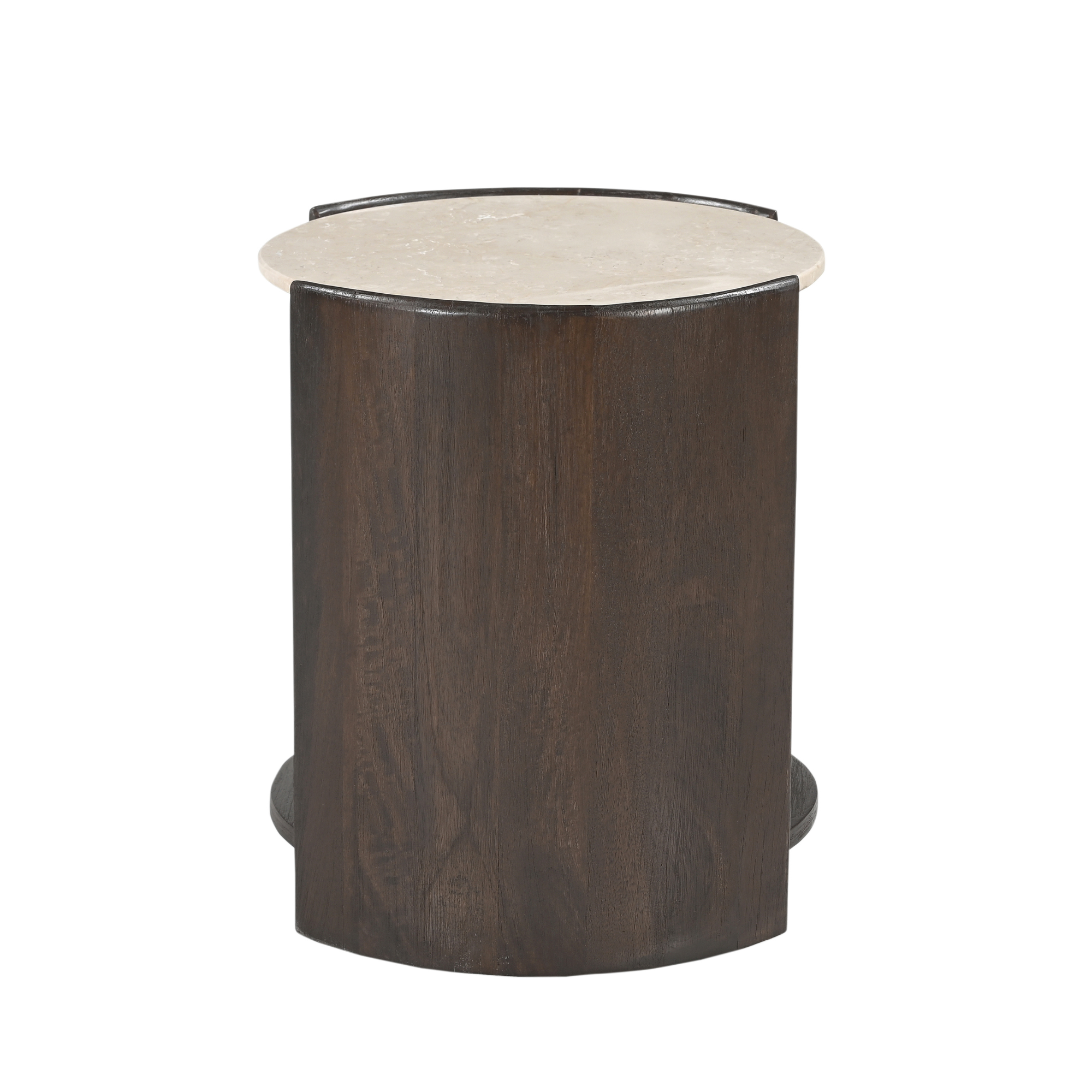 Bijzettafel Rune Botticino marmer 45 cm