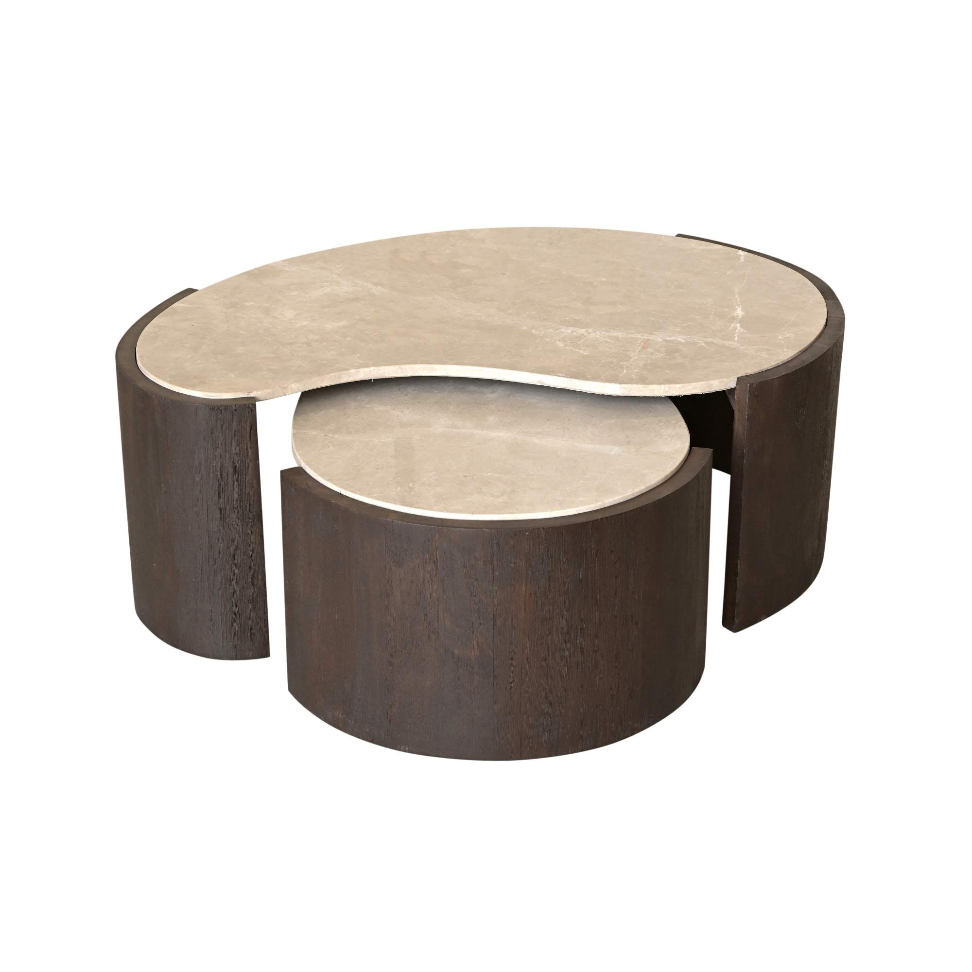 Bijzettafel Lume Marmer 71 cm